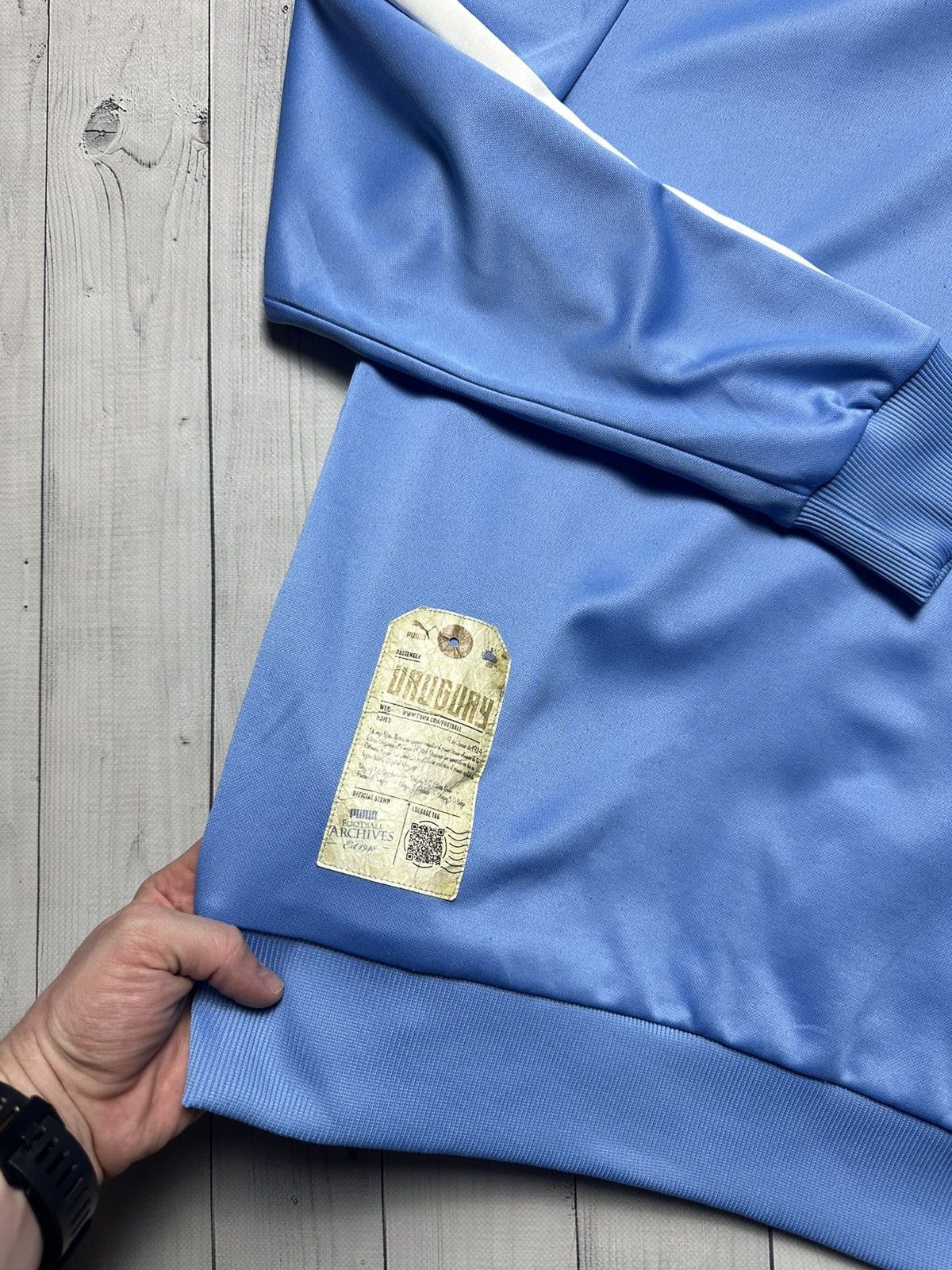 Puma × Vintage Vintage puma Uruguay soccer jersey size L blue logo Size US L / EU 52-54 / 3 - 8 Thumbnail