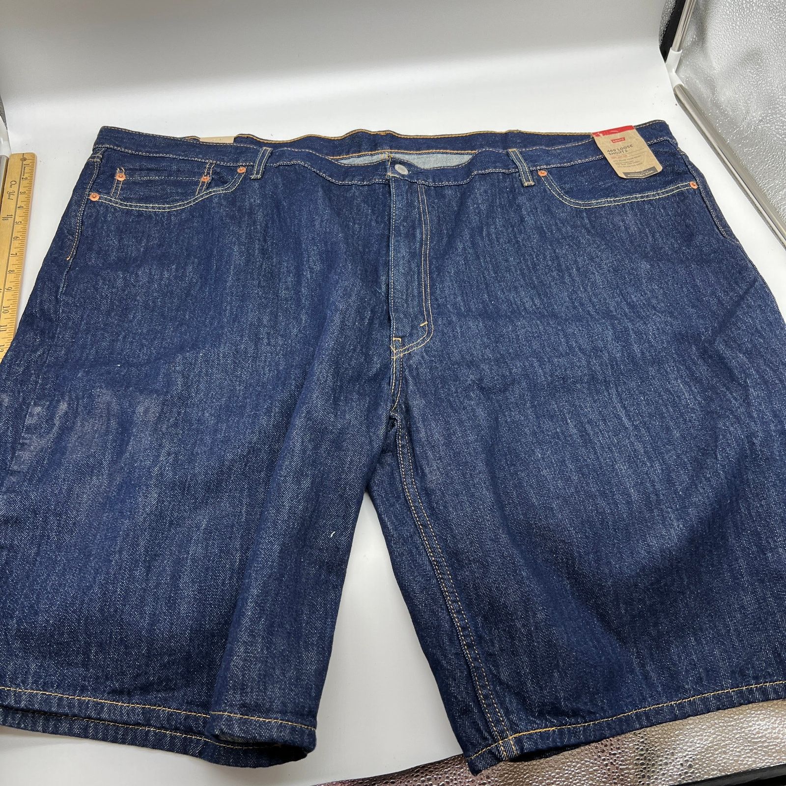 Levi's Levi's Men's 469 Loose Short Blue Jeans Size 52 Size US 36 / EU 52 - 7 Thumbnail