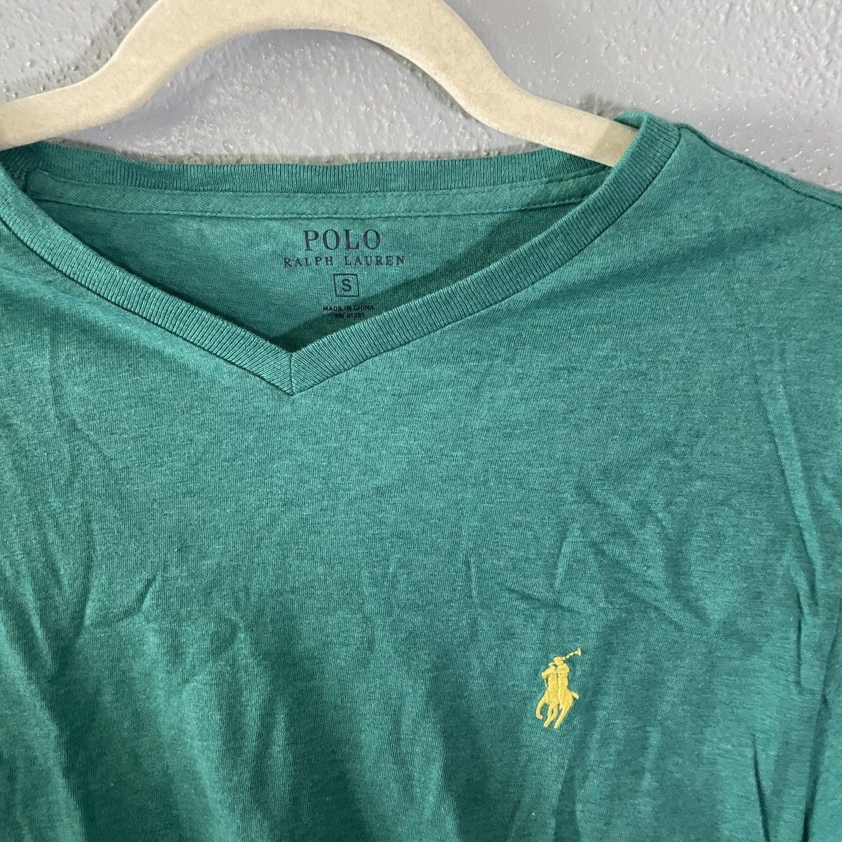 Polo Ralph Lauren Teal/Green Polo Ralph Lauren V Neck T Shirt Men’s Size S Size US S / EU 44-46 / 1 - 3 Thumbnail