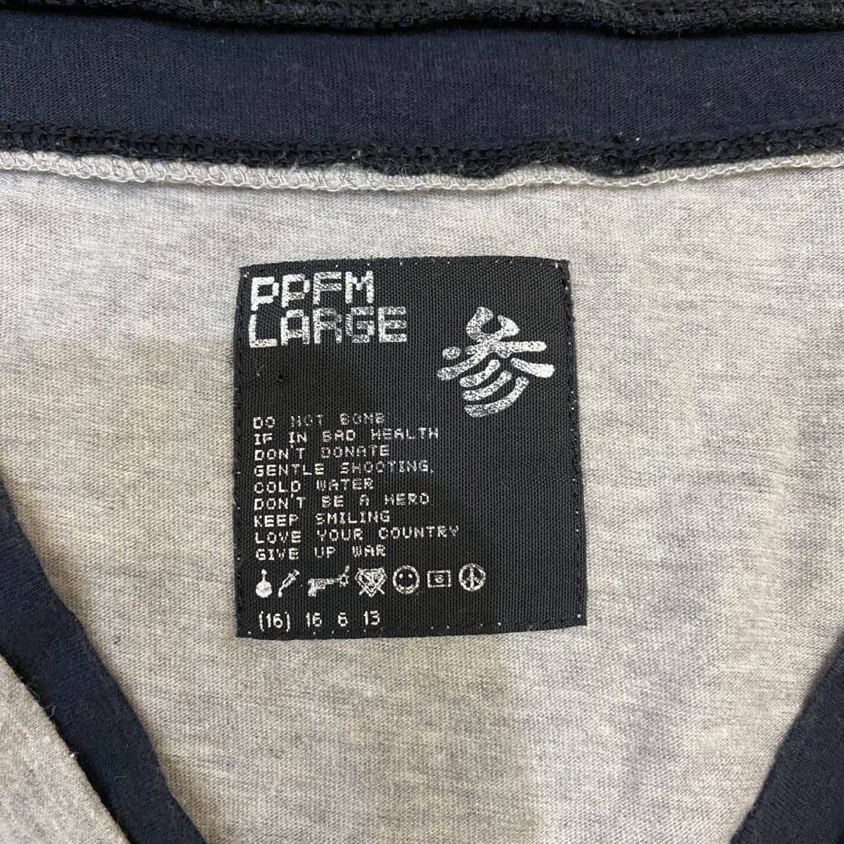 PPFM 2000s PPFM V Neck Double Layer Half Button LS T-Shirt Size US L / EU 52-54 / 3 - 9 Thumbnail