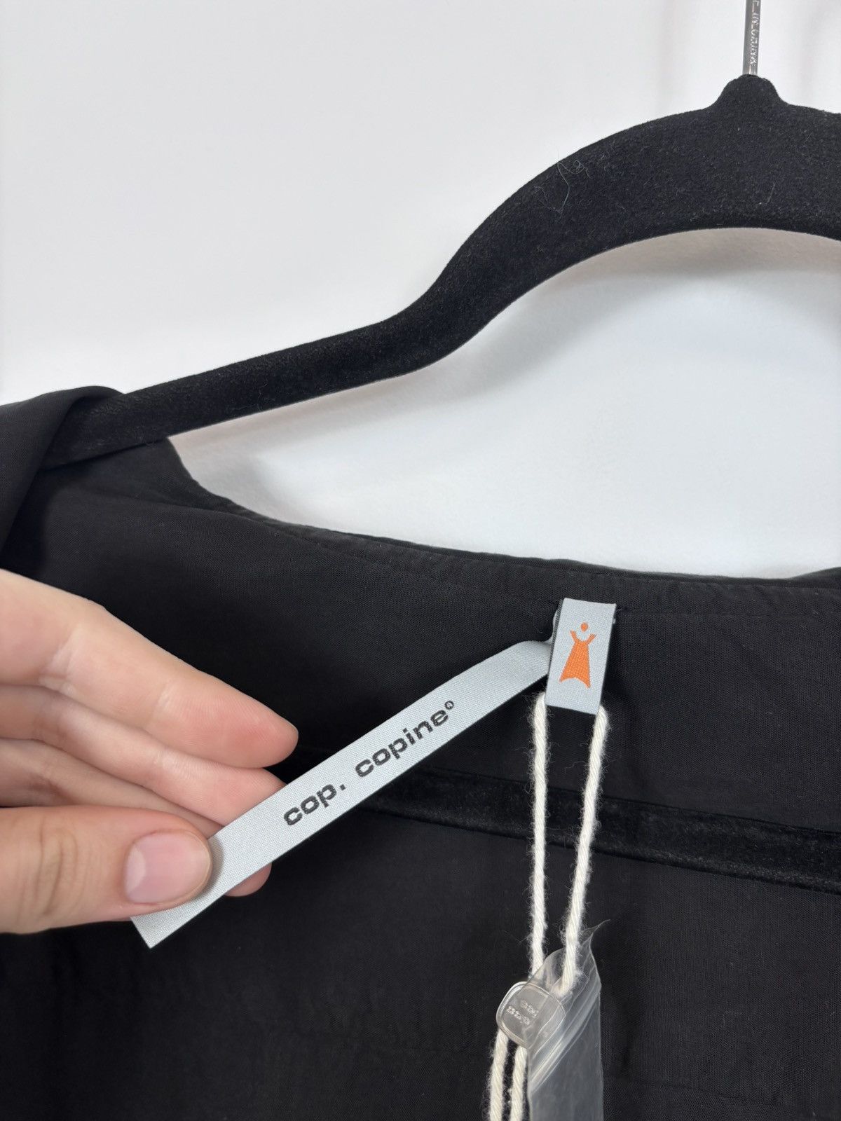 Cop Copine Cop Copine Amboise NWT Women’s Black Lyocell Zipped Jacket Size XS / US 0-2 / IT 36-38 - 9 Thumbnail