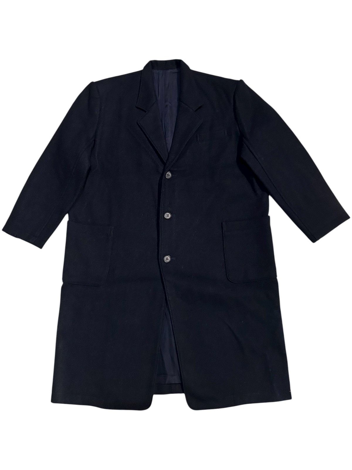 Yohji Yamamoto Y's Yohji Yamamoto Wool Long Coat - dmc Size US L / EU 52-54 / 3 - 3 Thumbnail