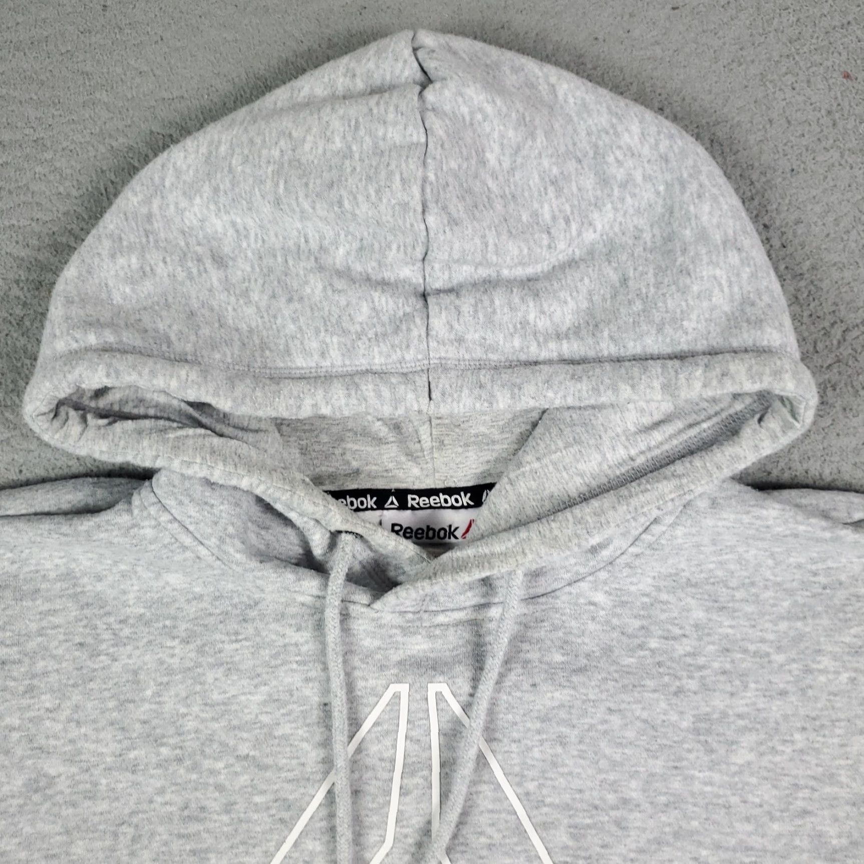 Reebok Reebok Hoodie Mens Small Gray Pullover Casual Sweatshirt with Logo Size US S / EU 44-46 / 1 - 3 Thumbnail