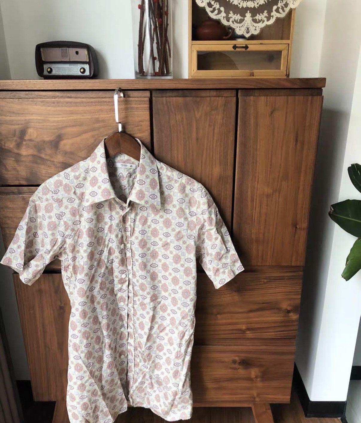 Prada Prada Short Sleeve Shirt J2 Size US M / EU 48-50 / 2 - 1 Thumbnail
