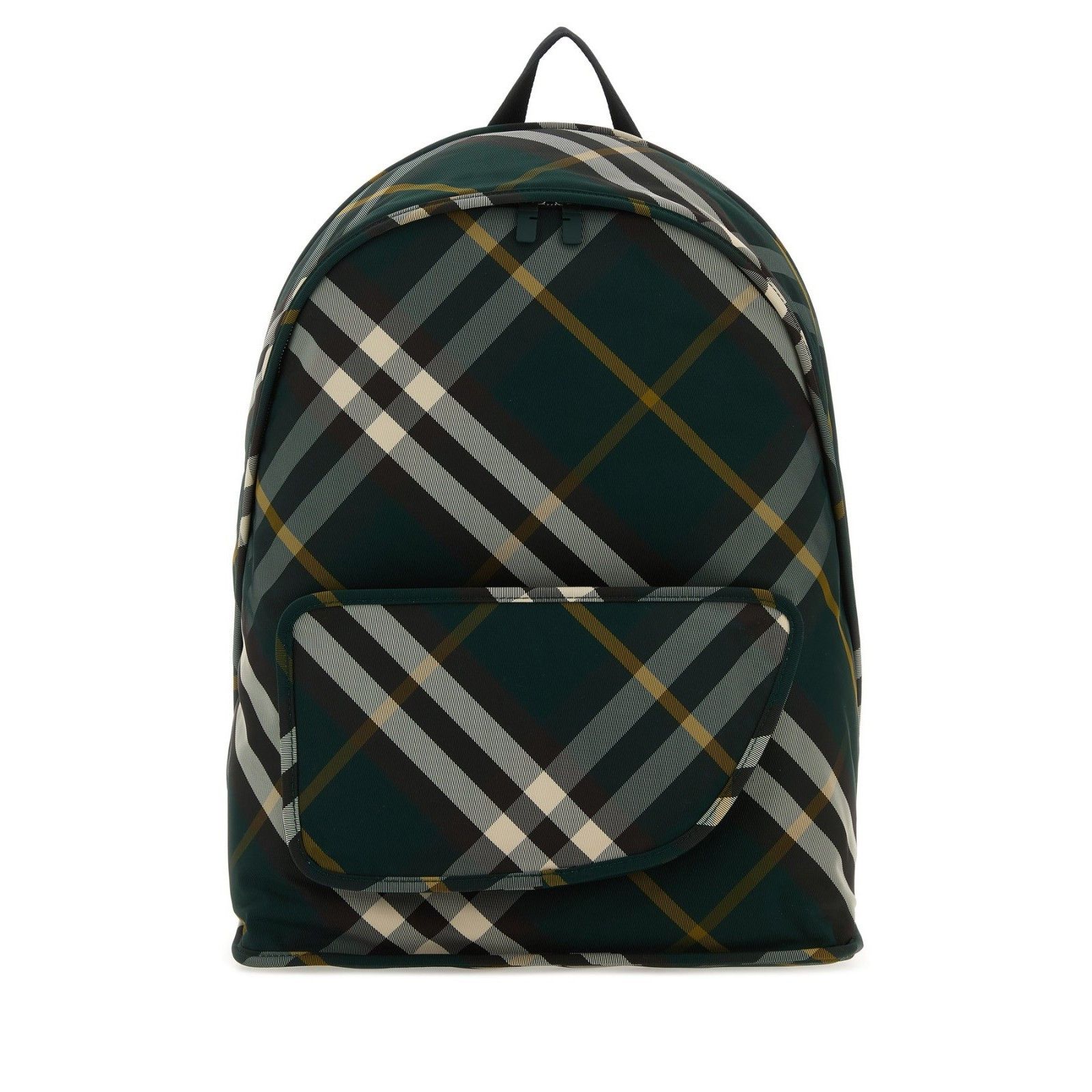 Burberry BURBERRY Shield Check Black Nylon Backpack New And Authentic Size ONE SIZE - 1 Thumbnail