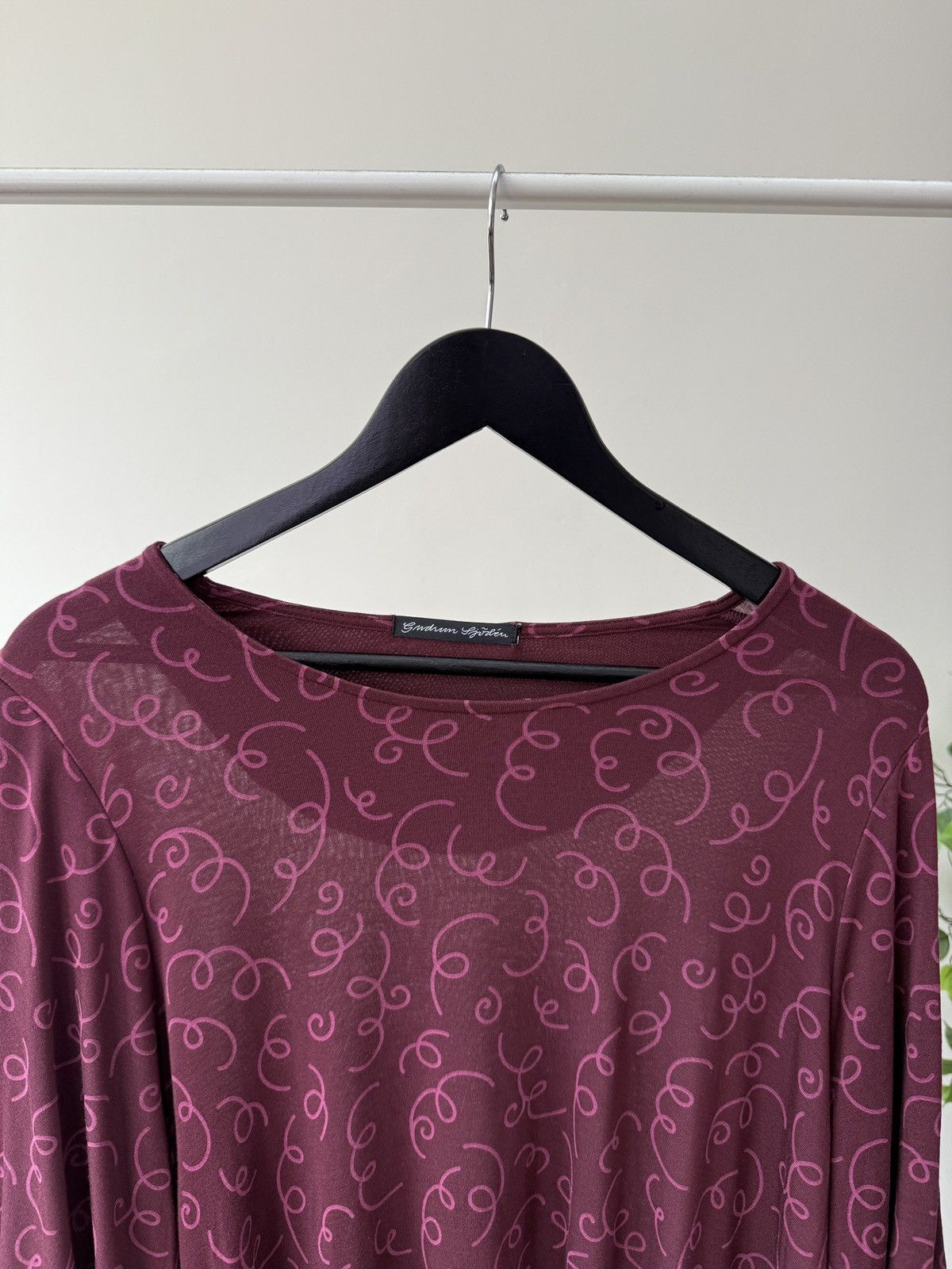 Gudrun Sjoden Vintage Gudrun Sjoden Organic Modal Long Sleeve Shirt Top Size M / US 6-8 / IT 42-44 - 5 Thumbnail