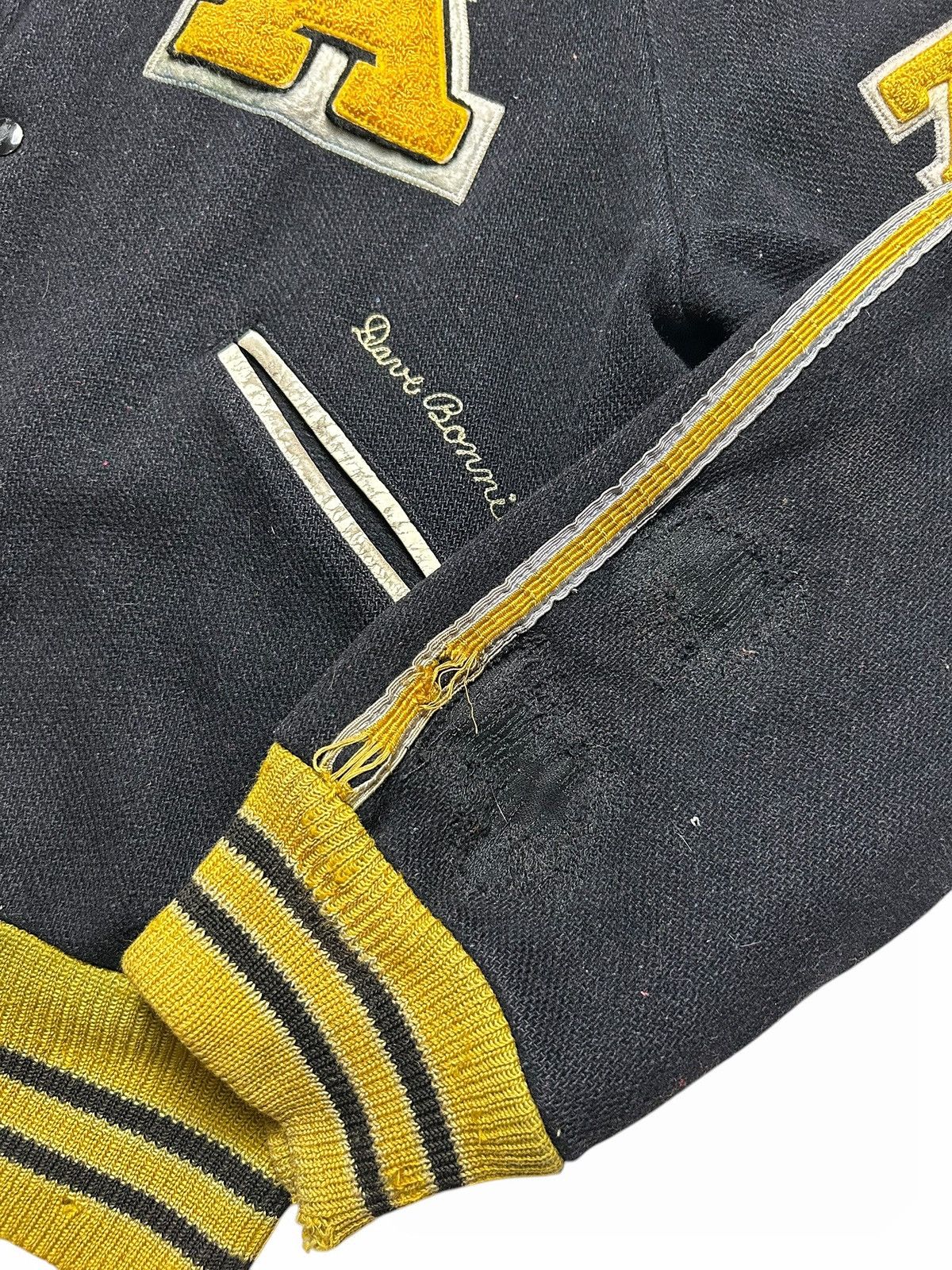 Vintage Vintage 60s Sportswear Letterman Wool Varsity Agler Davidson Size US L / EU 52-54 / 3 - 9 Thumbnail