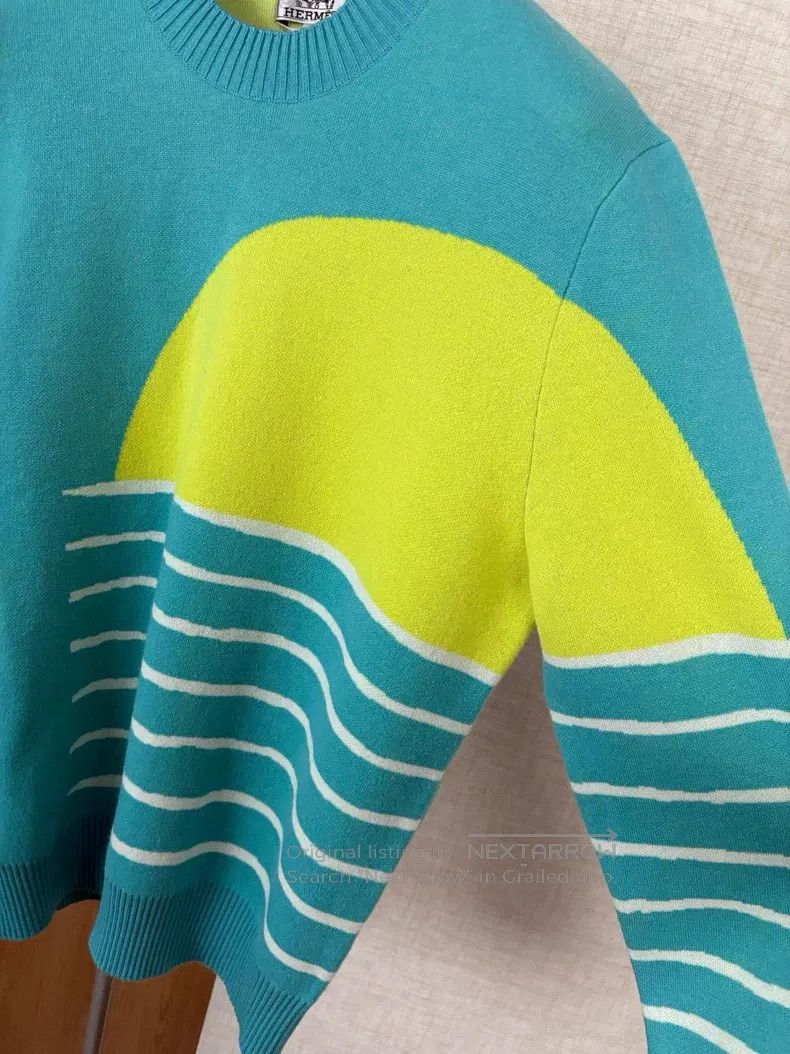 Hermes Hermes Men's Premium Knit Sweater Size US XL / EU 56 / 4 - 4 Thumbnail