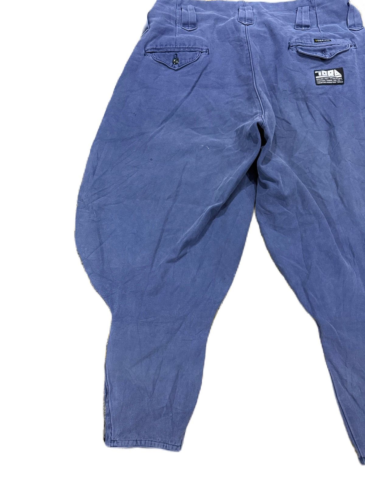 Japanese Brand TOBISHOZOKU INDIGO SAROUEL PANTS JAPAN STYLE DISTRESS Size US 35 - 5 Thumbnail