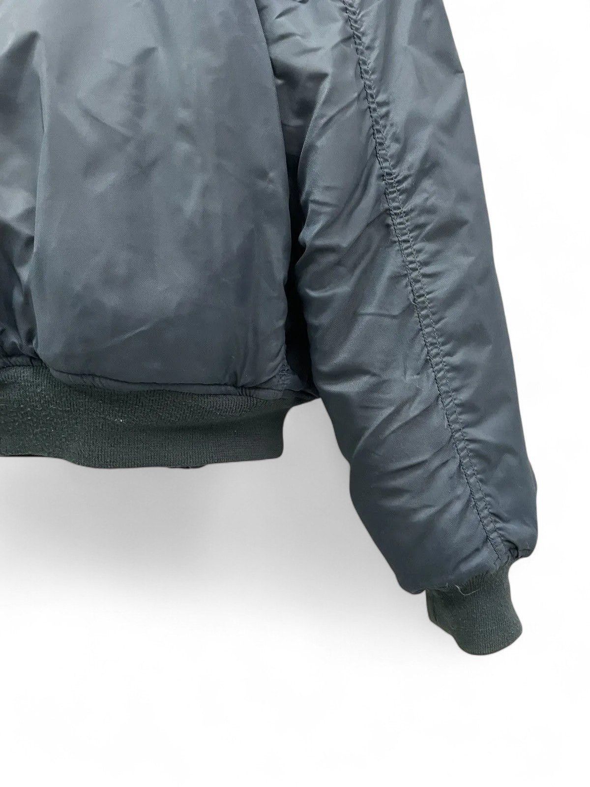 Alpha Industries Vintage Blue MA-1 Bomber Jacket Military Y2K Style Size US L / EU 52-54 / 3 - 9 Thumbnail