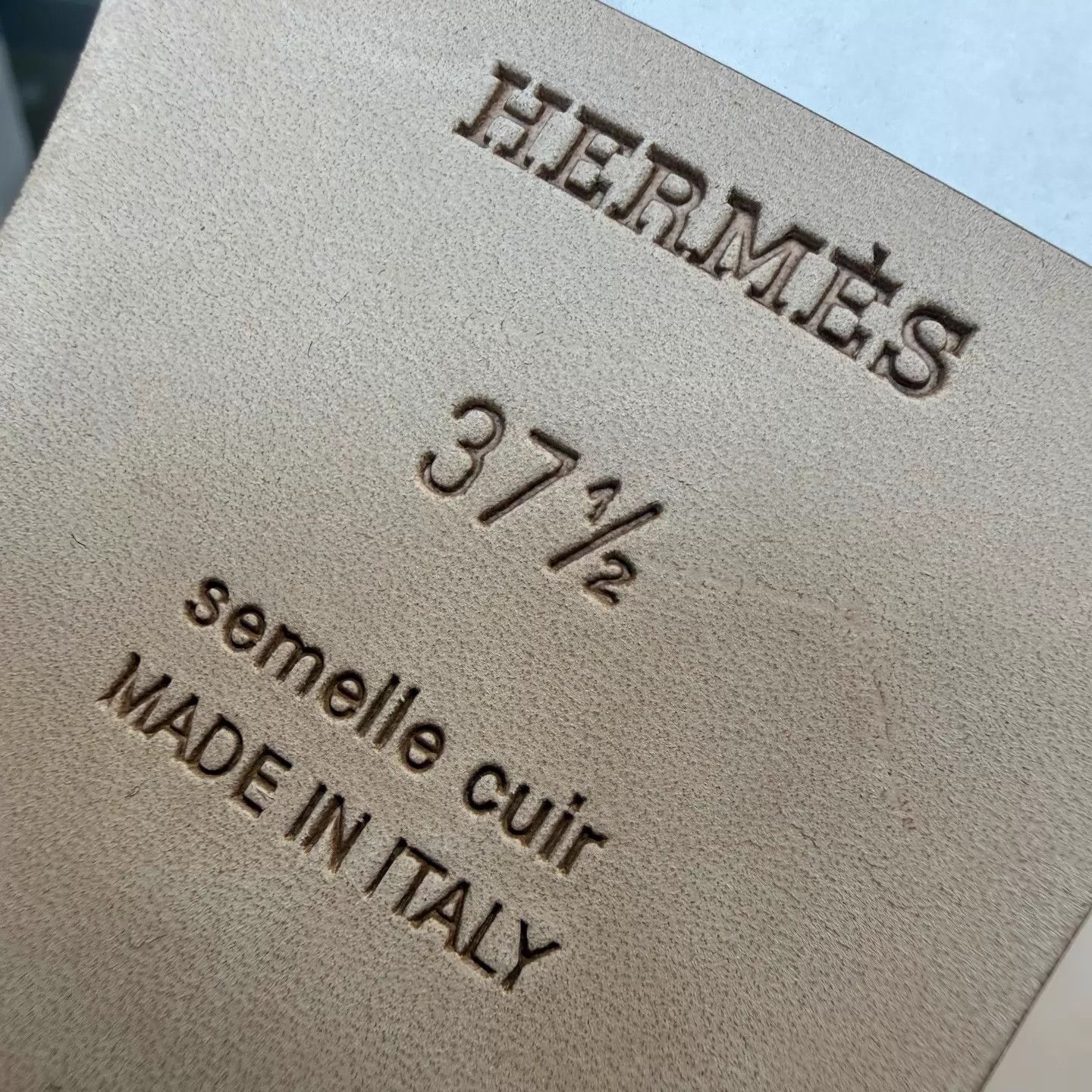 Hermes Hermes Oran White H Mule, 37.5, Unworn, Original Box Size US 7 / IT 37 - 8 Thumbnail