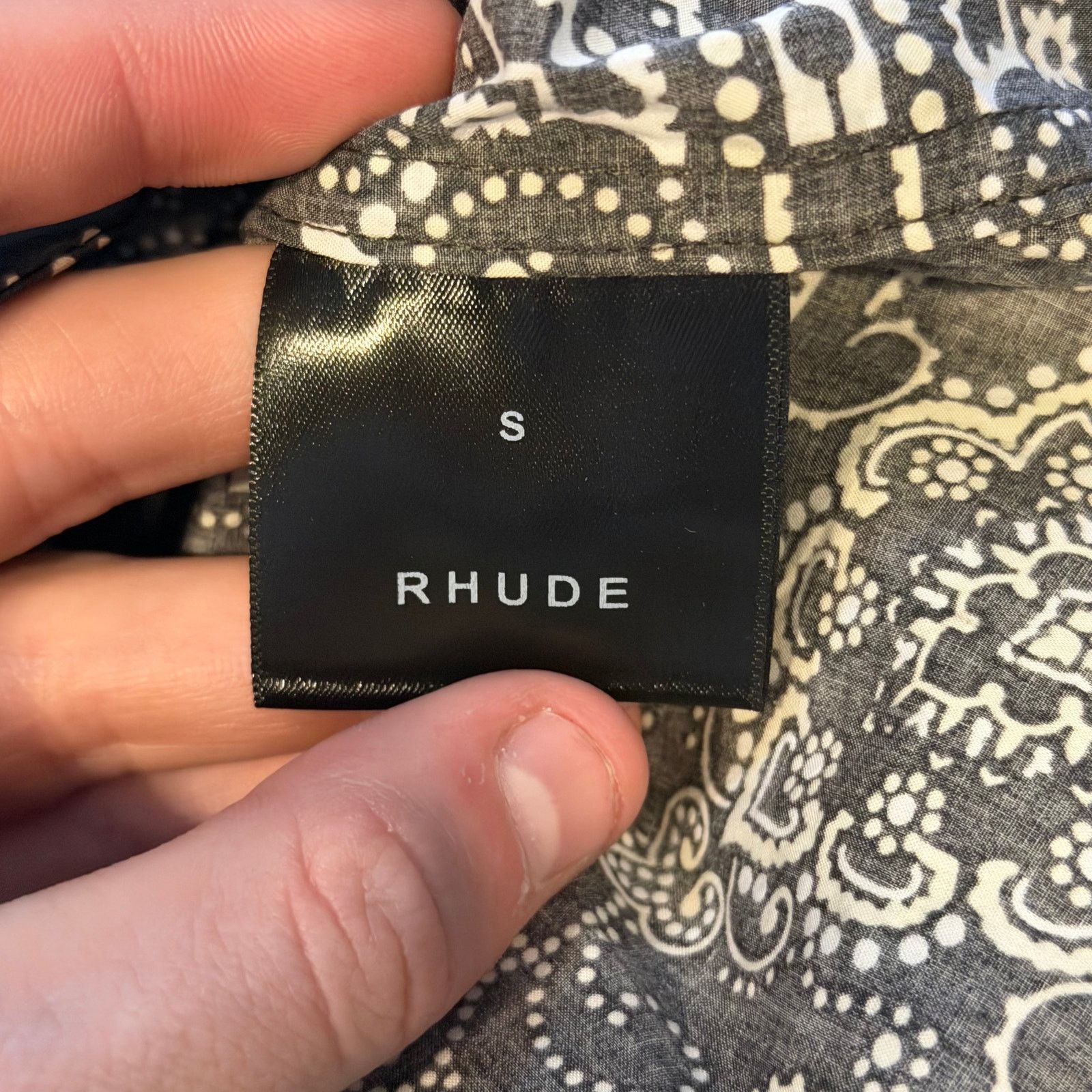 Rhude Rhude Western Camp Collar Button Up Shirt Size US S / EU 44-46 / 1 - 4 Thumbnail