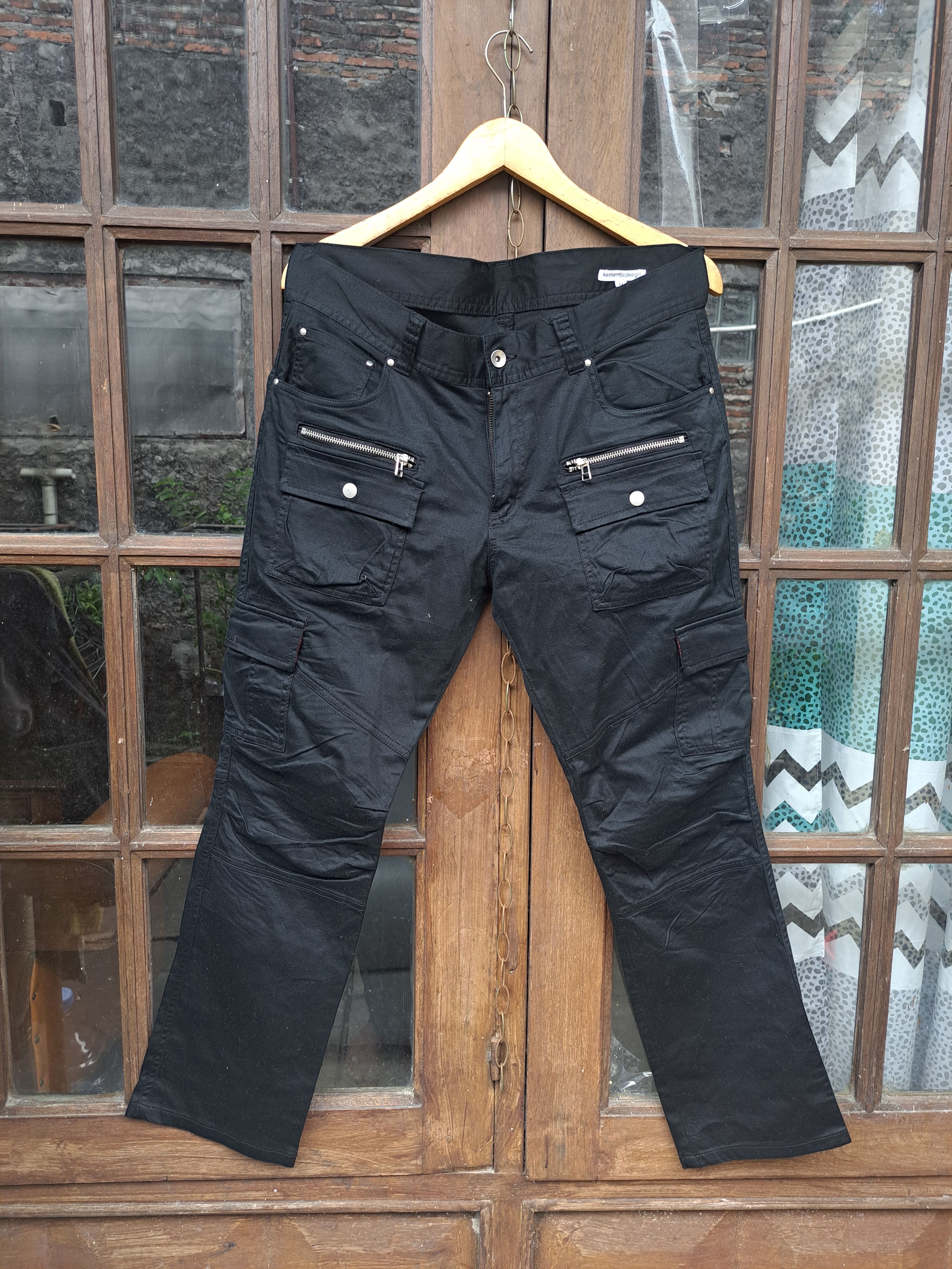 semanticdesign Semantic Design Bush Cargo Pants Multipocket Japanese brand Size US 34 / EU 50 - 1 Thumbnail