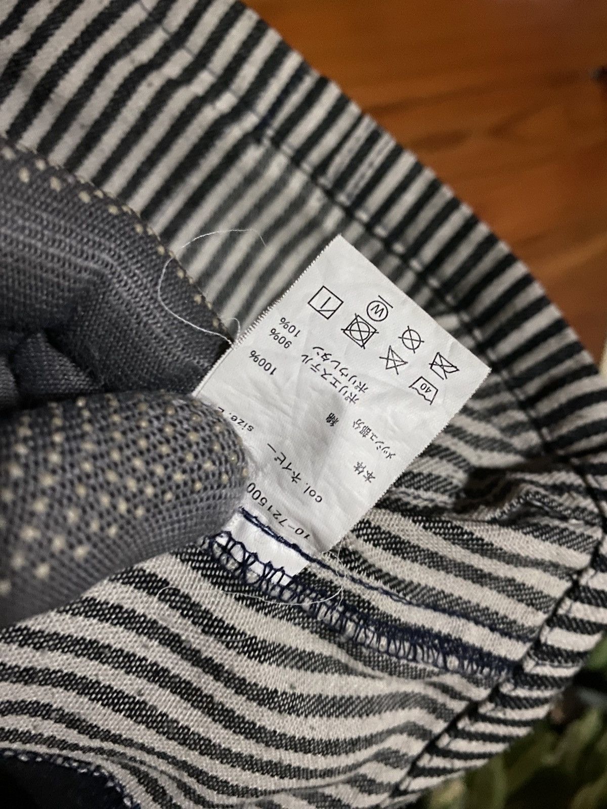 Japanese Brand KeyPoint Original Collection Workwear Vest Japanese Striped Size US L / EU 52-54 / 3 - 8 Thumbnail