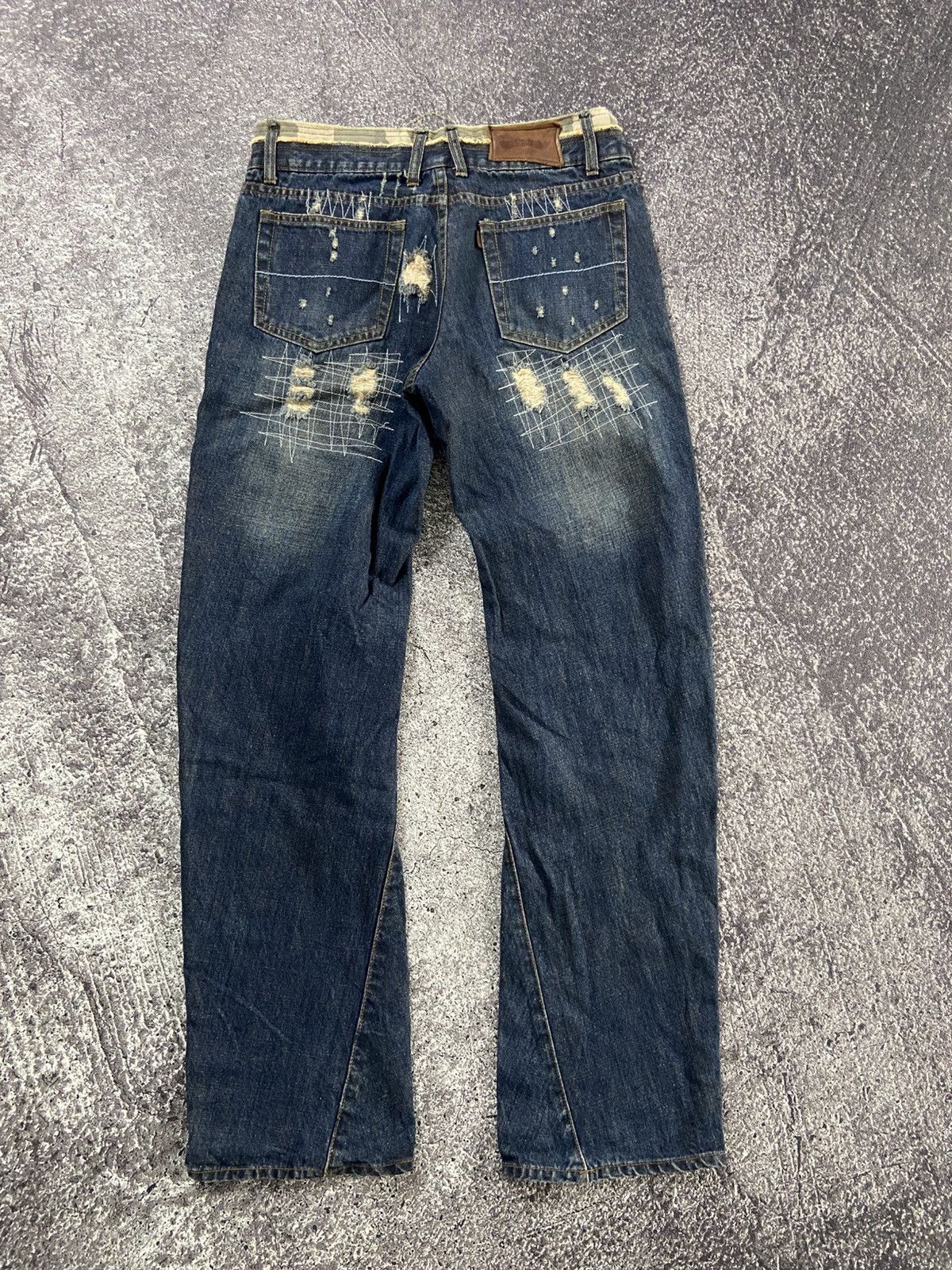 Designer × Japanese Brand Japanese brand double waist denim Size US 32 / EU 48 - 9 Thumbnail