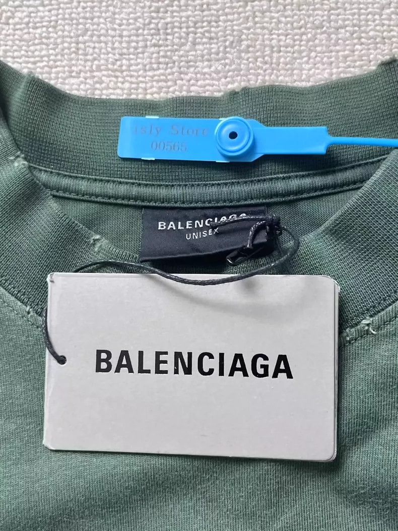 Balenciaga Balenciaga Logo printed Jersey crewneck T-shirt Size US XS / EU 42 / 0 - 5 Thumbnail