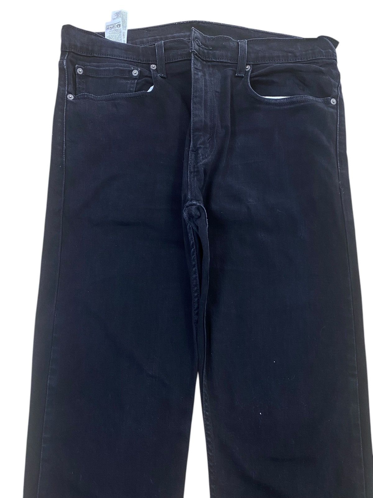 Levi's Vintage Levi’s Black Wash Style Straight Cut Jeans Size US 34 / EU 50 - 2 Thumbnail