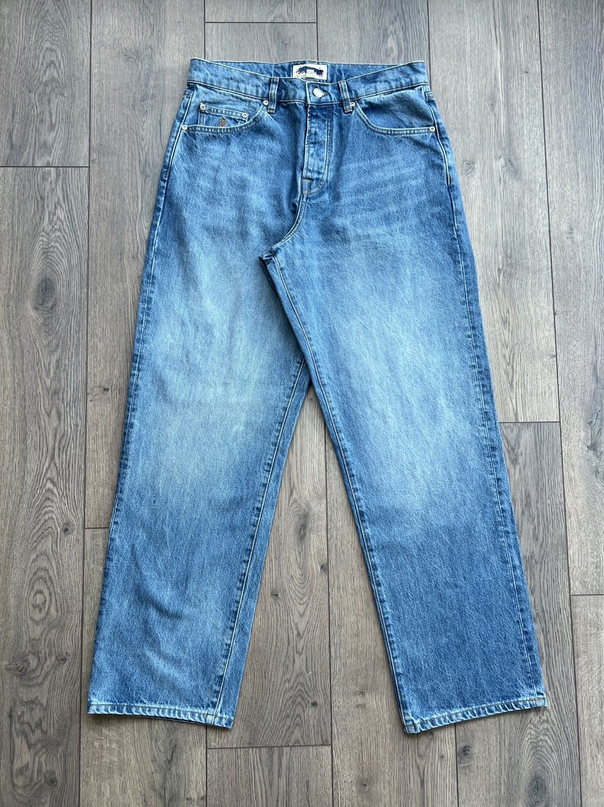 Stussy Stussy Denim Big Ol Jean 30 “Medium Blue” Size US 30 / EU 46 - 1 Thumbnail
