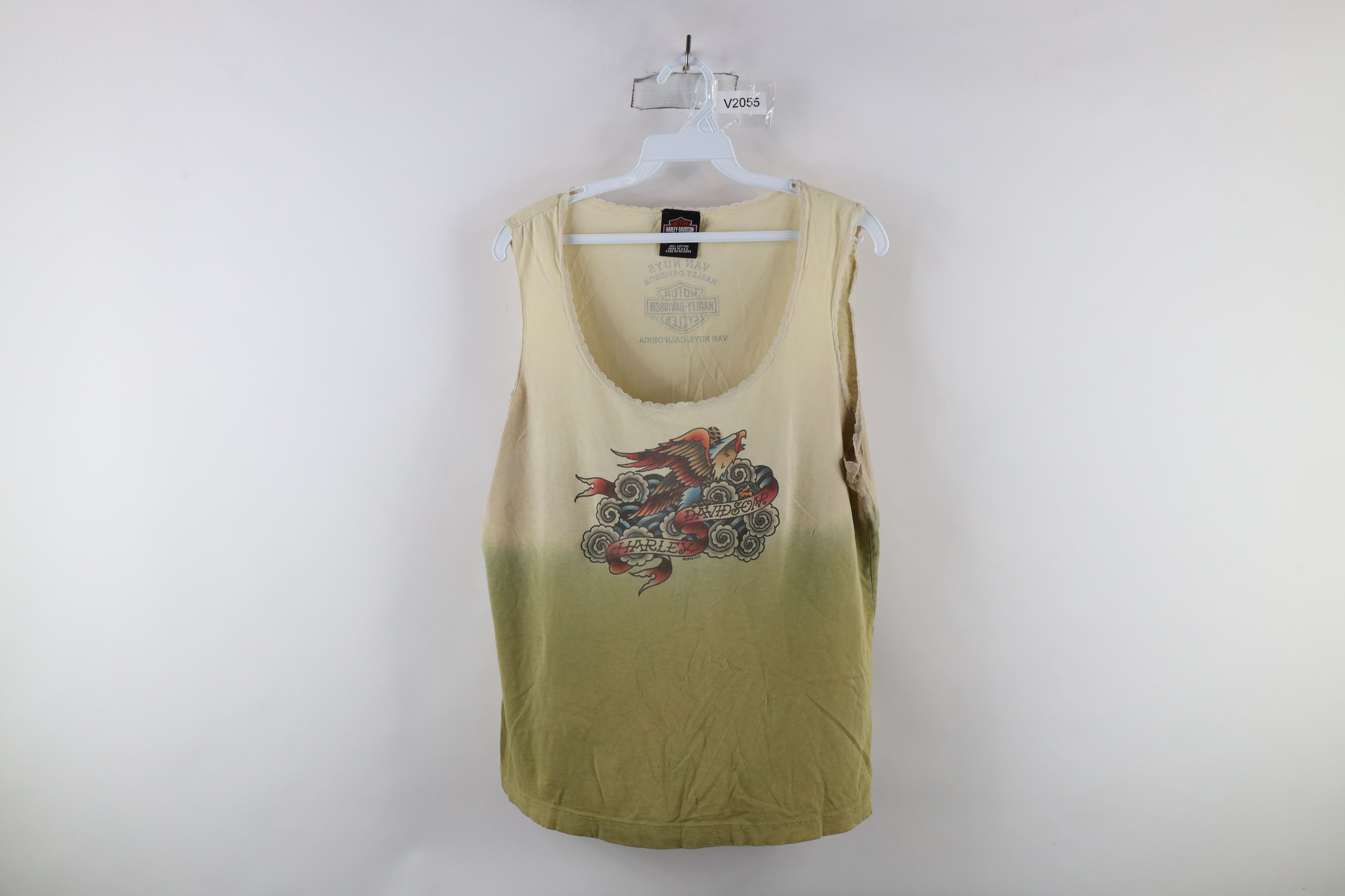 Harley Davidson × Vintage Vintage tg Y2K Harley Davidson Eagle Tank Top T-Shirt USA Size XL / US 12-14 / IT 48-50 - 1 Thumbnail