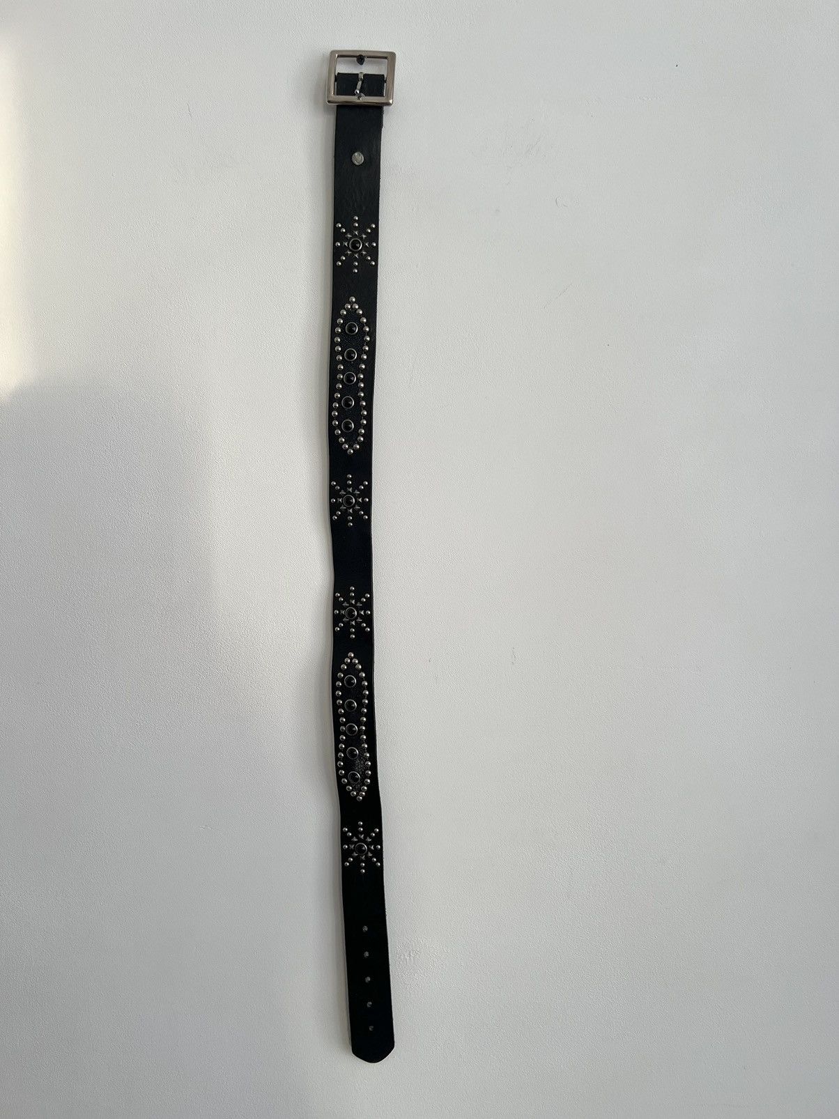 Iron Heart Vintage Hollywood Trading Company Stud Stingray Leather Belt Size ONE SIZE - 3 Thumbnail