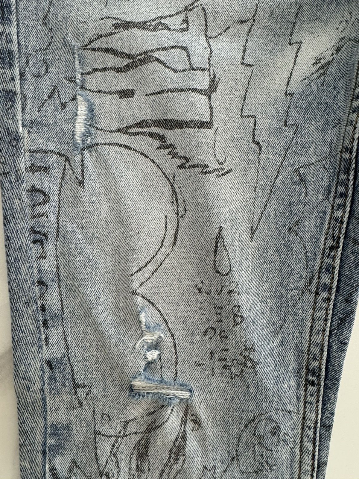 Ksubi Van Winkle Bunker Blue Noize Size US 32 / EU 48 - 6 Thumbnail
