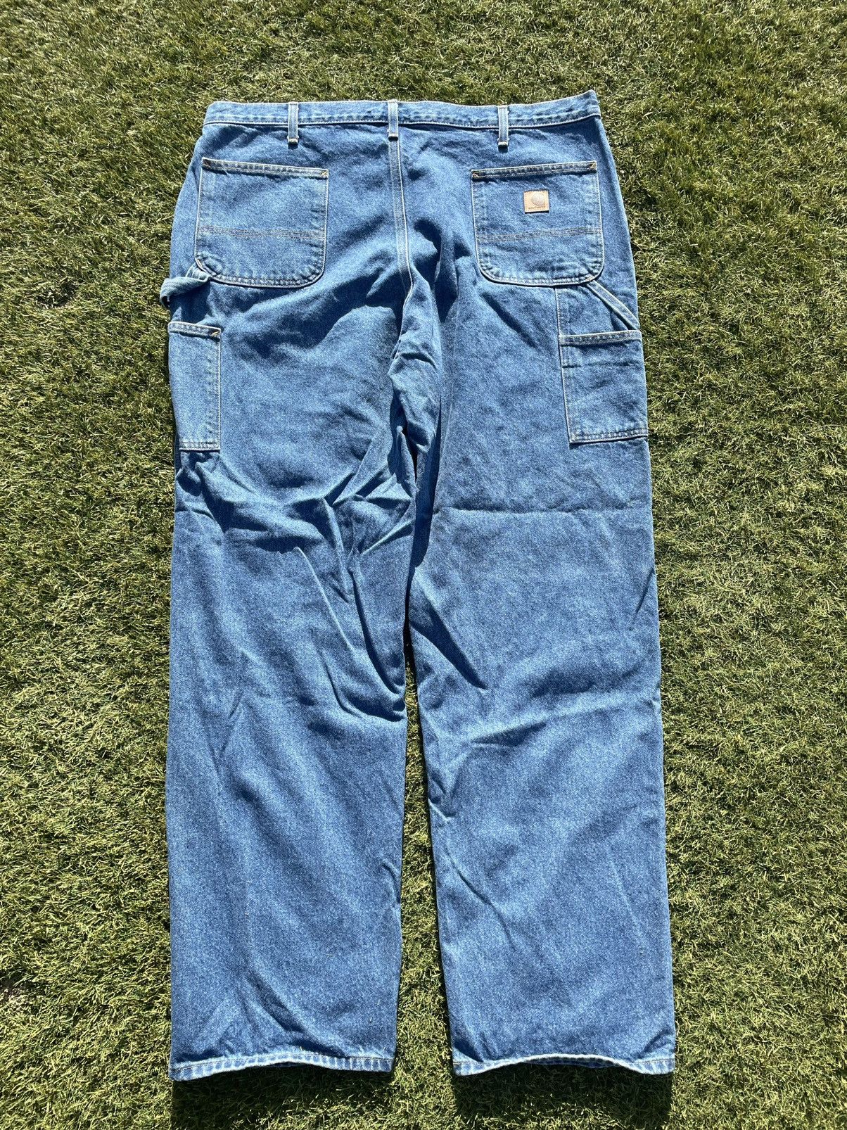 Carhartt Vintage Carhartt Carpenter Denim Jeans Mens 42x34 Blue Size US 42 / EU 58 - 4 Thumbnail