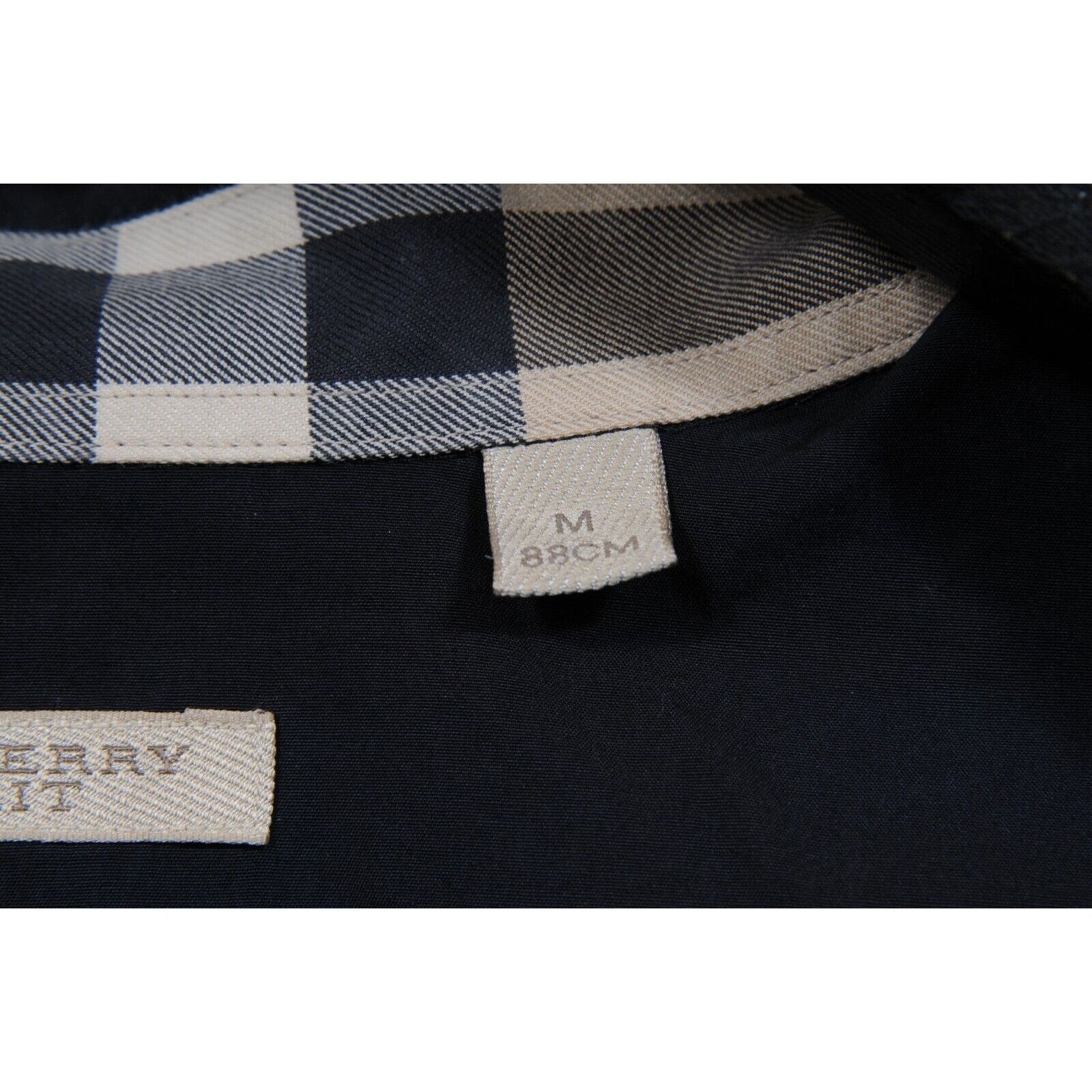 Burberry Burberry Brit Button Down Shirt Black Stretch Cotton - 02447 Size US M / EU 48-50 / 2 - 3 Thumbnail