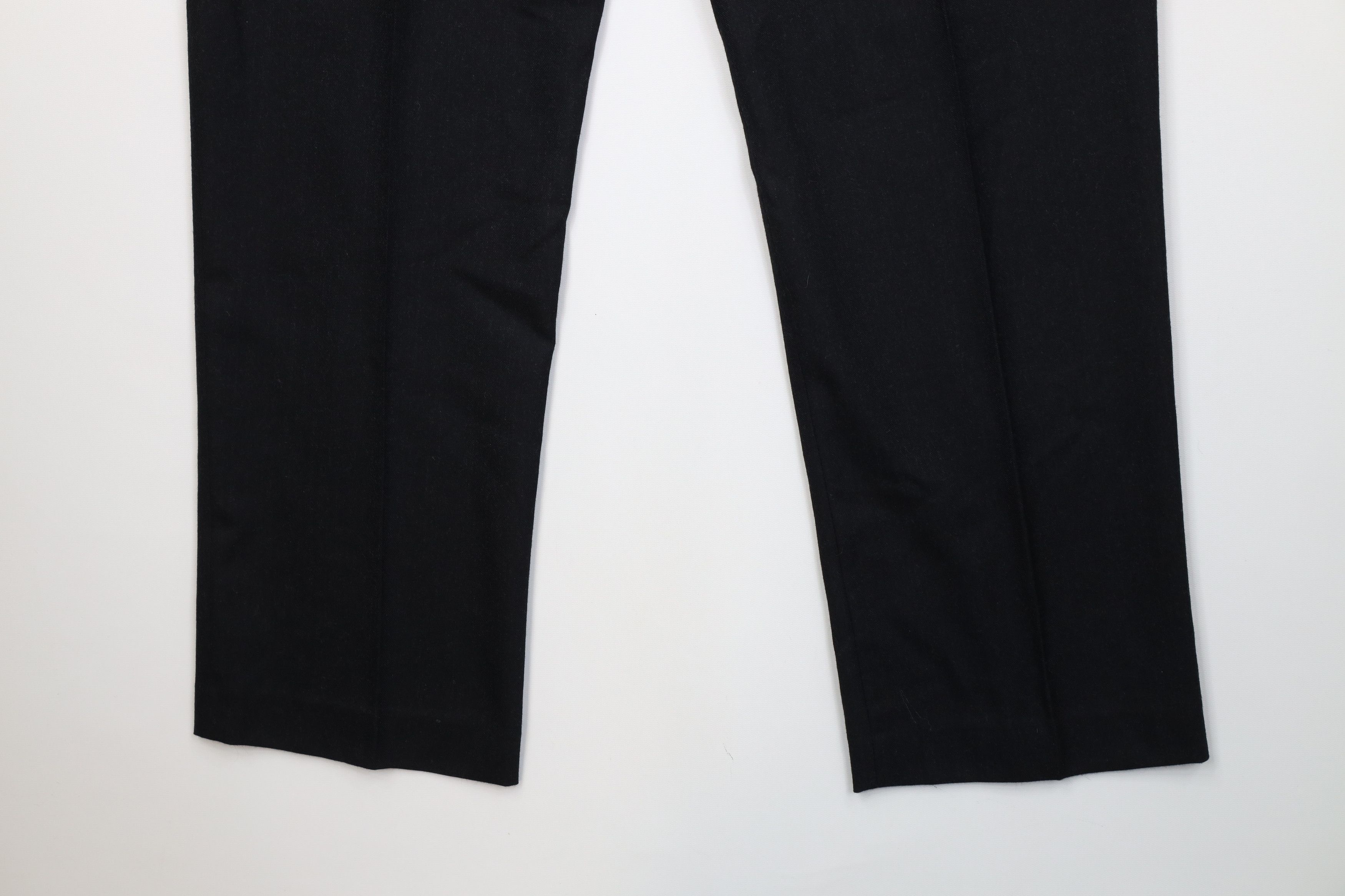 Vintage Vintage 90s Streetwear Wool Knit Wide Leg Chino Pants Black Size US 36 / EU 52 - 12 Thumbnail