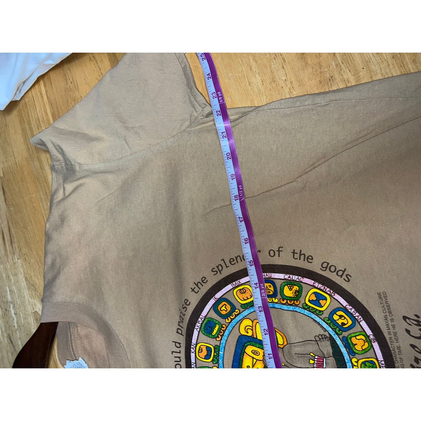 Vintage Vintage Mayan Shirt The Time Carrier Maya Culture Tee 90s XL Size US XL / EU 56 / 4 - 9 Thumbnail