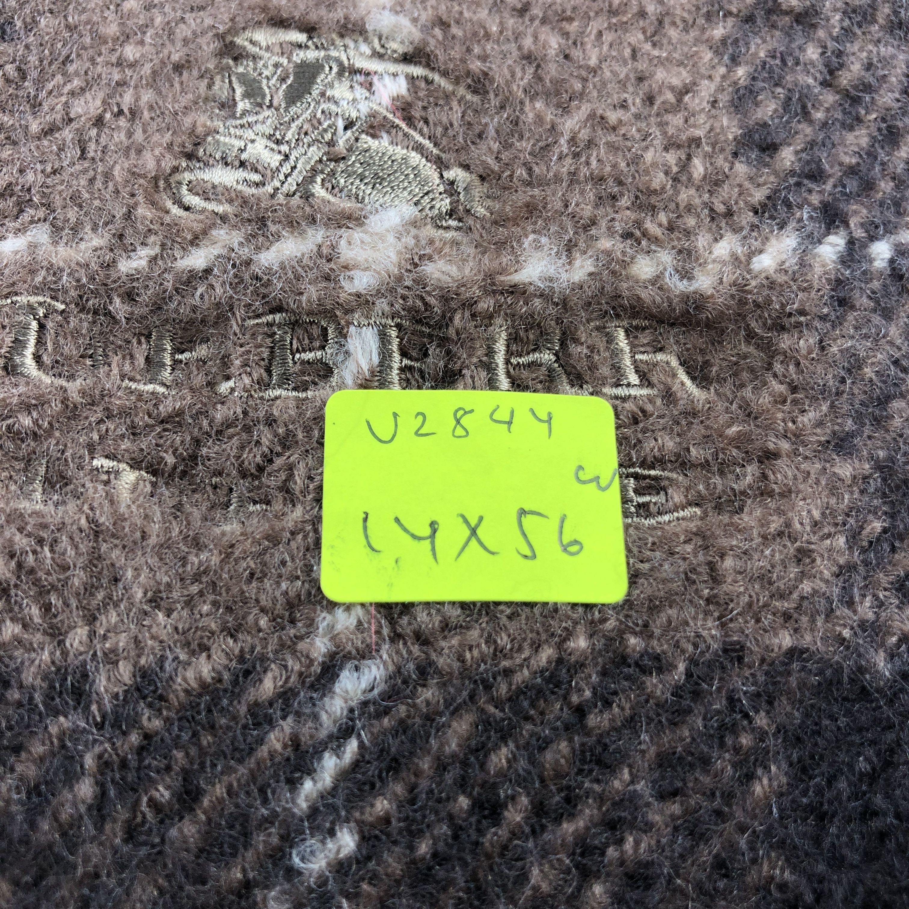 Burberry Burberrys Nova Check Brown Wool Scarf Muffler V2844 Size ONE SIZE - 10 Thumbnail