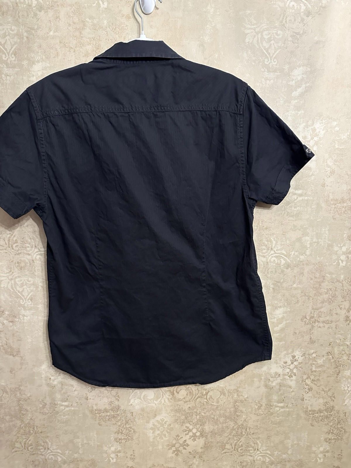 Guess Guess Men's Black Classic Button Down Size M Vintage 90’s Size US M / EU 48-50 / 2 - 8 Thumbnail