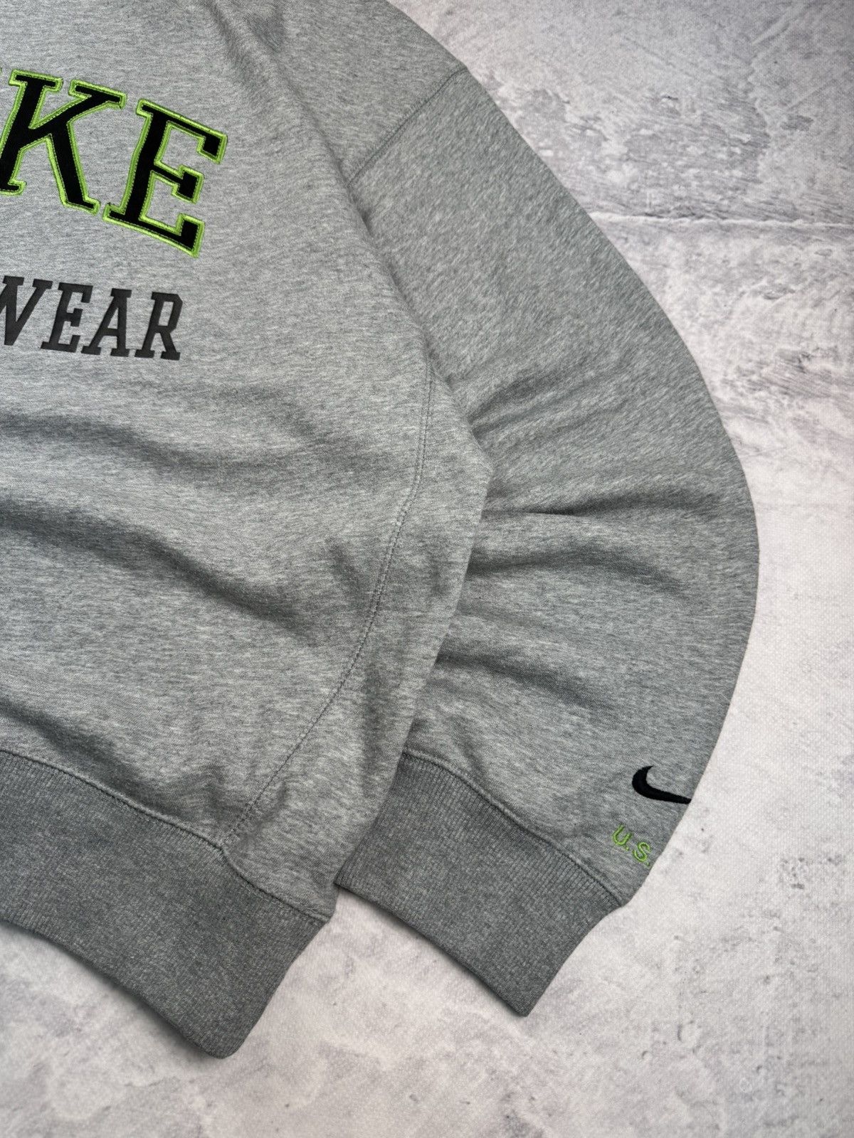 Nike × Vintage NIKE VINTAGE CENTER LOGO OVERSIZE BOXY SWEATSHIRT Size US XXL / EU 58 / 5 - 4 Thumbnail