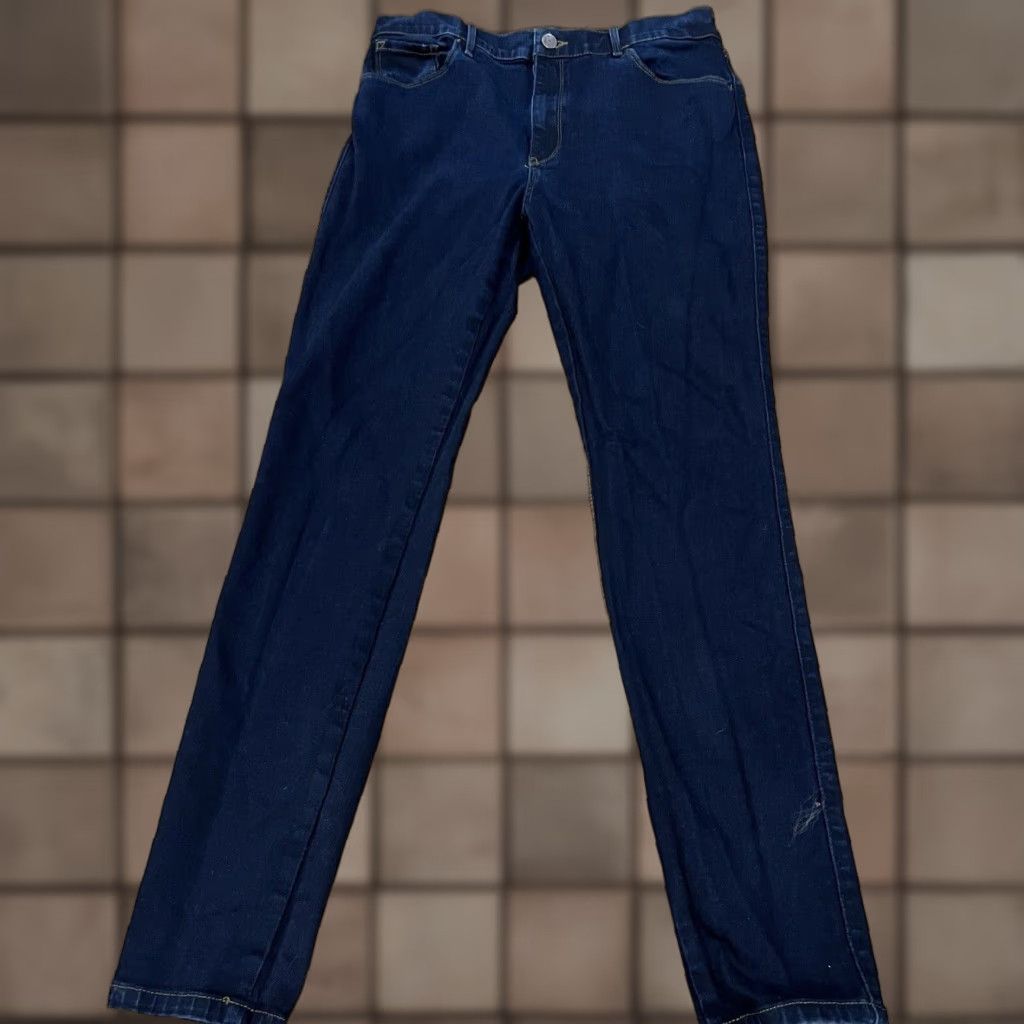 Mott & Bow Mott & Bow Womens High Rise Skinny Jeans 32×30 Dark Wash Stretch Denim Size 24" / US 00 / IT 34 - 1 Thumbnail