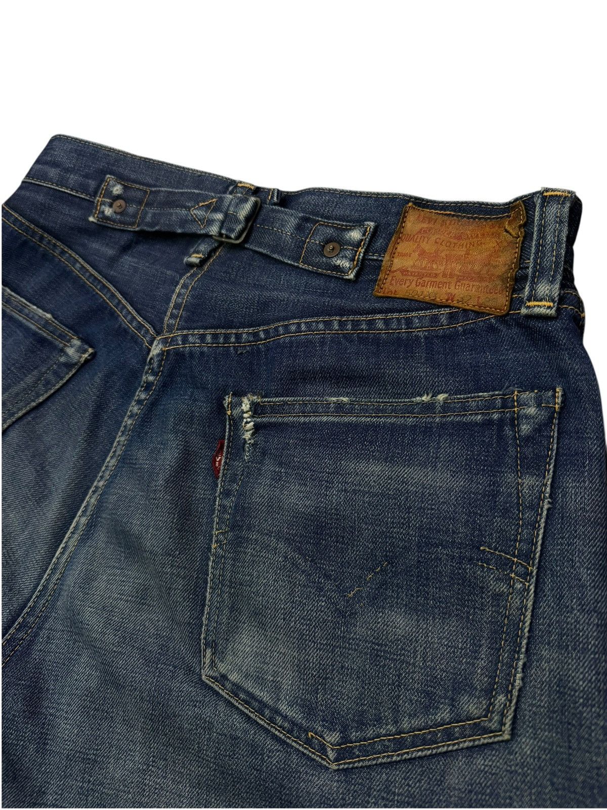 Levi's Vintage Clothing Vintage 00s Levi’s 501-XX Big E Buckle Back Selvedge Japan Size US 30 / EU 46 - 11 Thumbnail