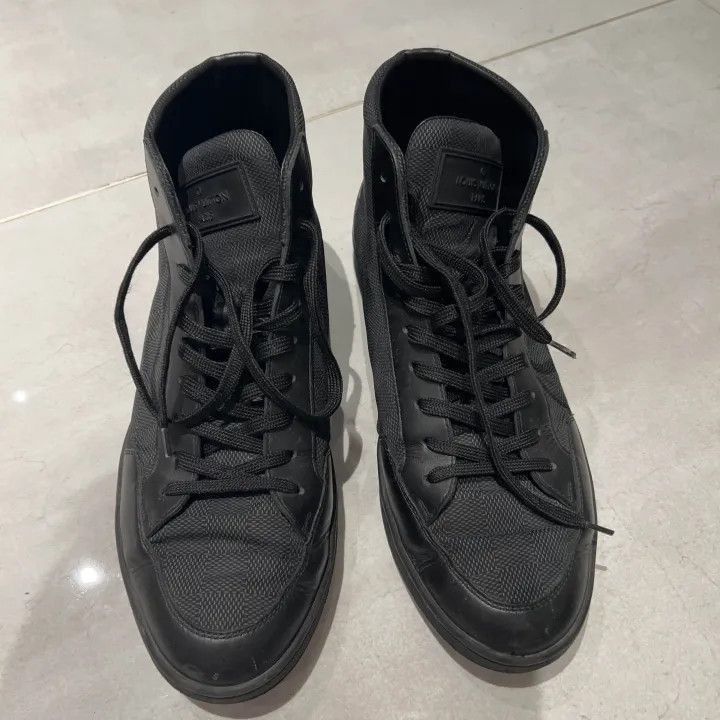 Louis Vuitton Louis Vuitton Casual Stylish Sneakers in Black -2508 Size US 8 / EU 41 - 2 Thumbnail