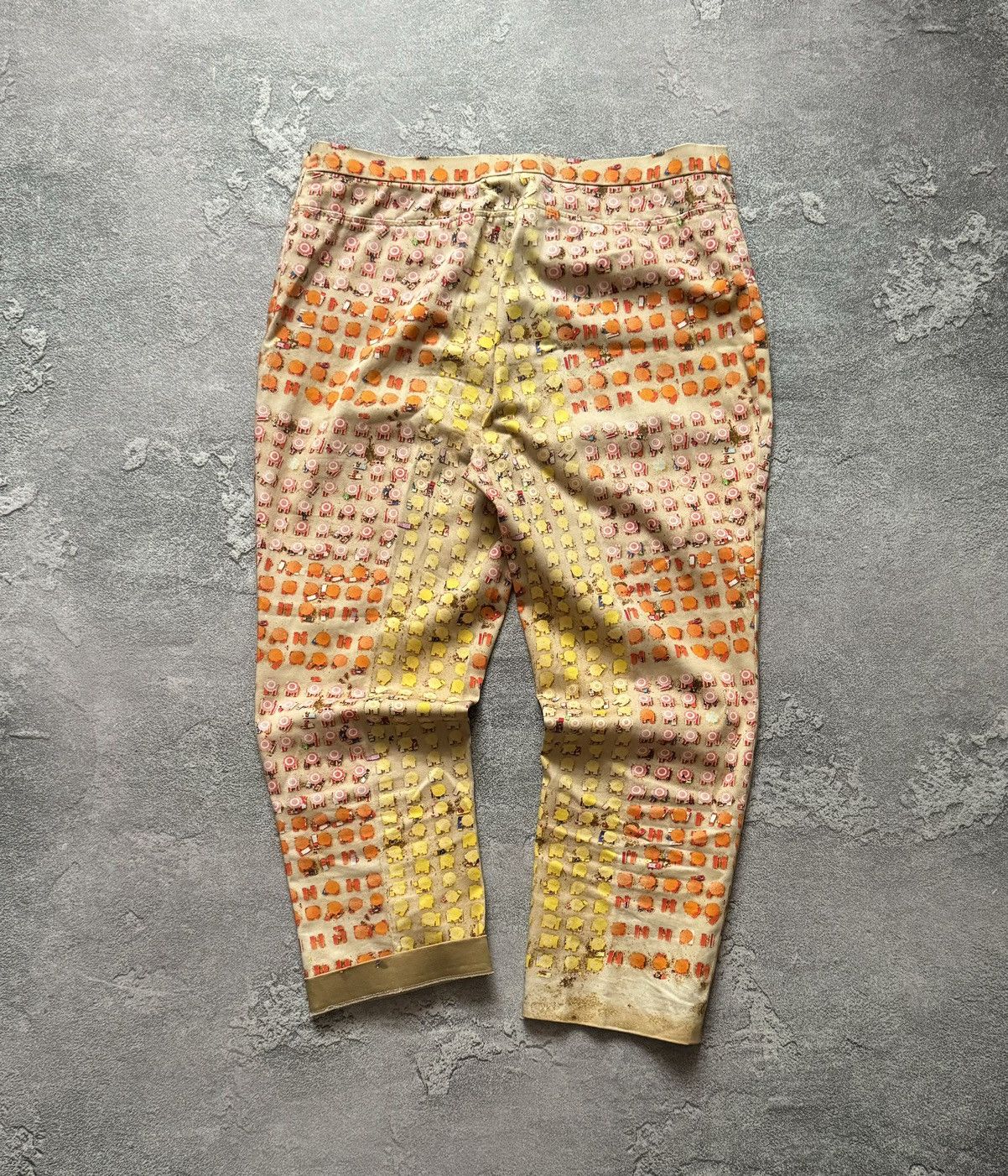 Akris Akris punto US12 F44 UK16 I48 all printed pant trouser chino Size 34" / US 12 / IT 48 - 12 Thumbnail