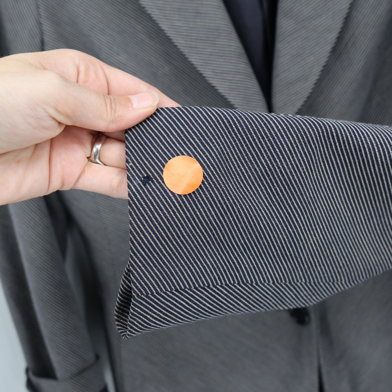 Dirk Bikkembergs Dirk Bikkembergs Herringbone Blazer Mens 46 Gray Academia Size 46R - 9 Thumbnail