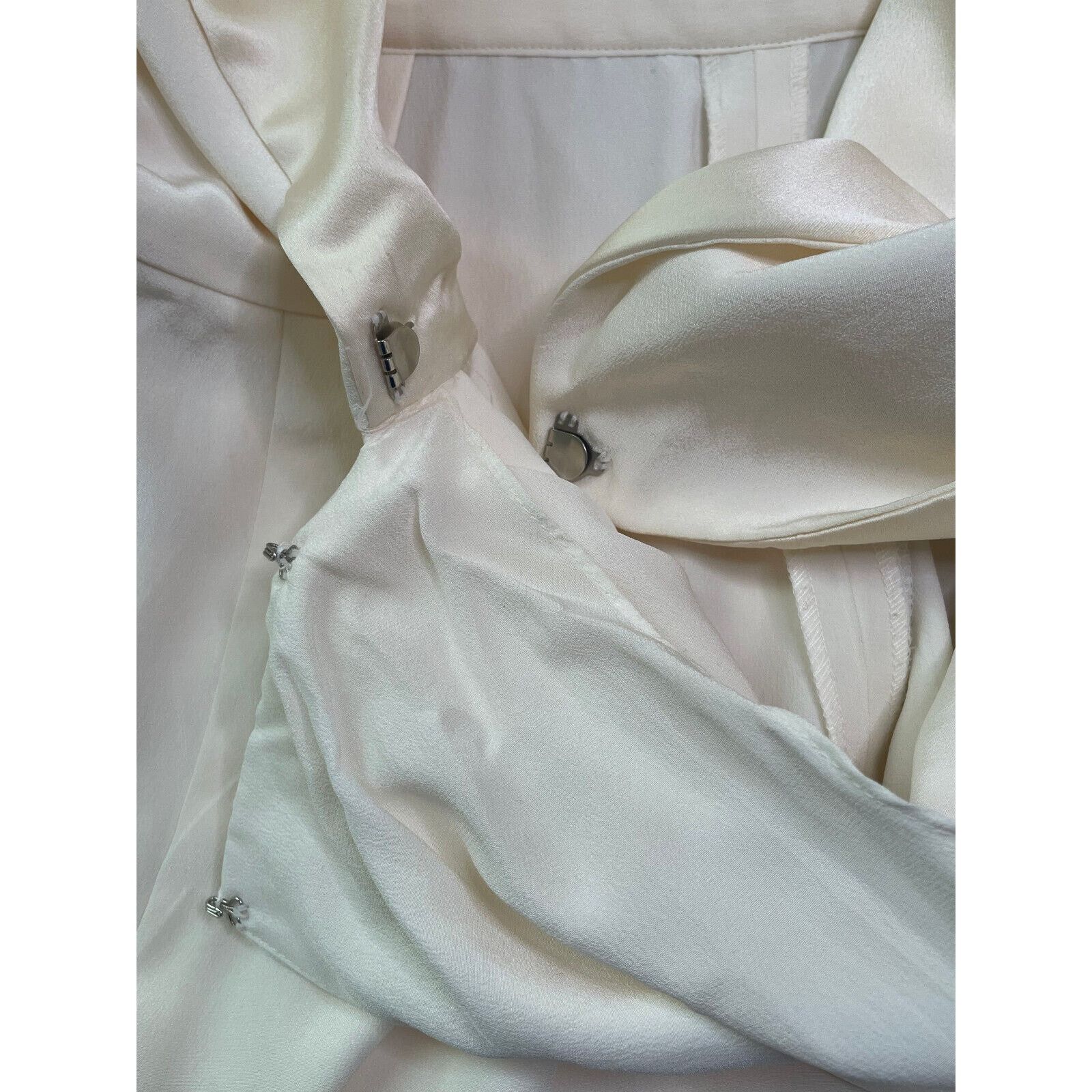 Ralph Lauren Purple Label Ralph Lauren Purple Label Polo Ivory Silk Jumpsuit Womens 12 Size 34" / US 12 / IT 48 - 10 Thumbnail