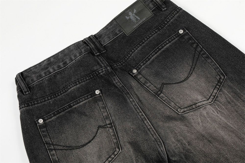 Vintage Punk Washed Wide-Leg Loose Casual Jeans Size US 32 / EU 48 - 6 Thumbnail
