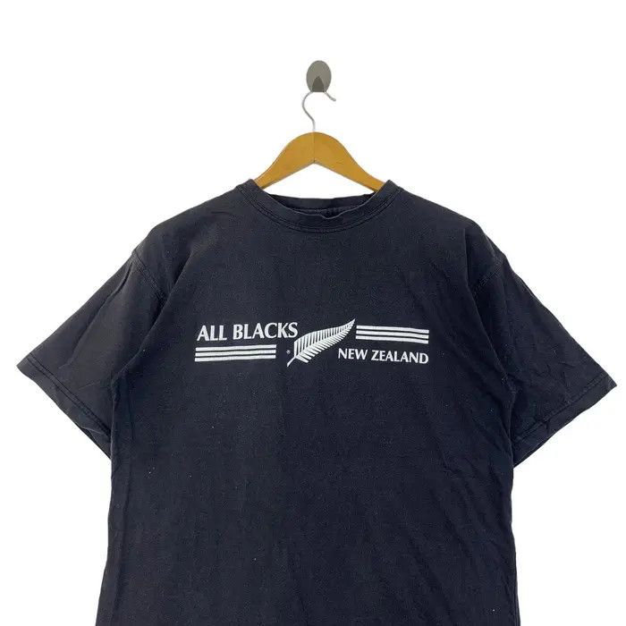 Adidas ADIDAS x ALL BLACKS Rugby New Zealand Faded Tee Shirt Size US M / EU 48-50 / 2 - 2 Thumbnail