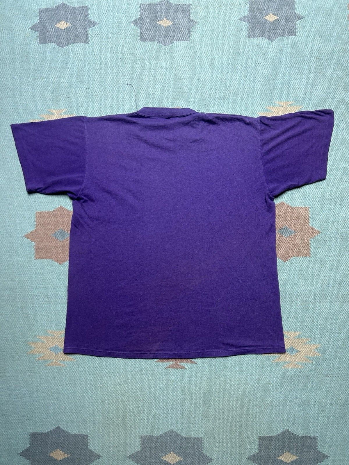 Vintage 80s pocket t shirt blank plum jerzees single stitch soft L Size US L / EU 52-54 / 3 - 8 Thumbnail