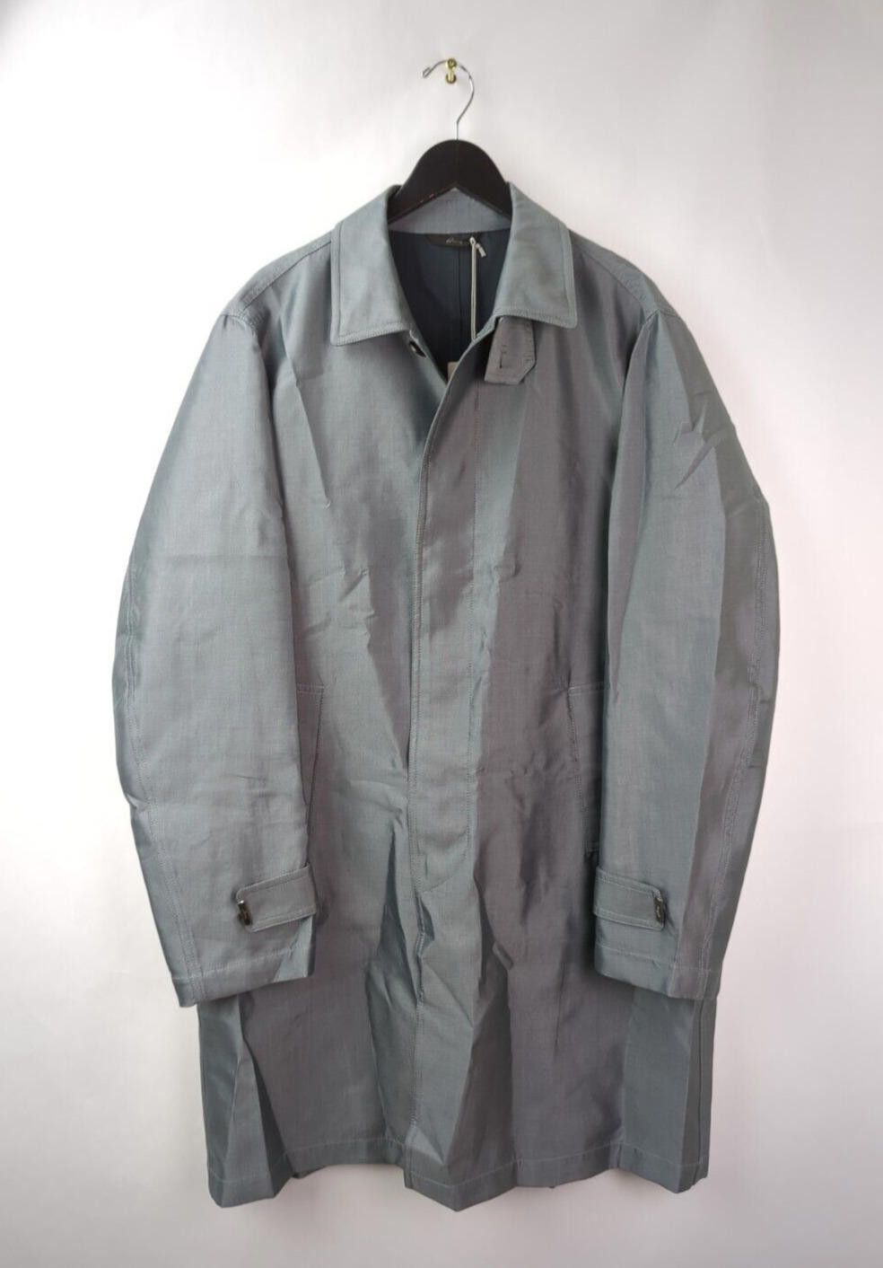 Brioni NWT $4450 BRIONI Sz XXL Gray Silk Cotton Outer Jacket Coat Size US XXL / EU 58 / 5 - 8 Thumbnail