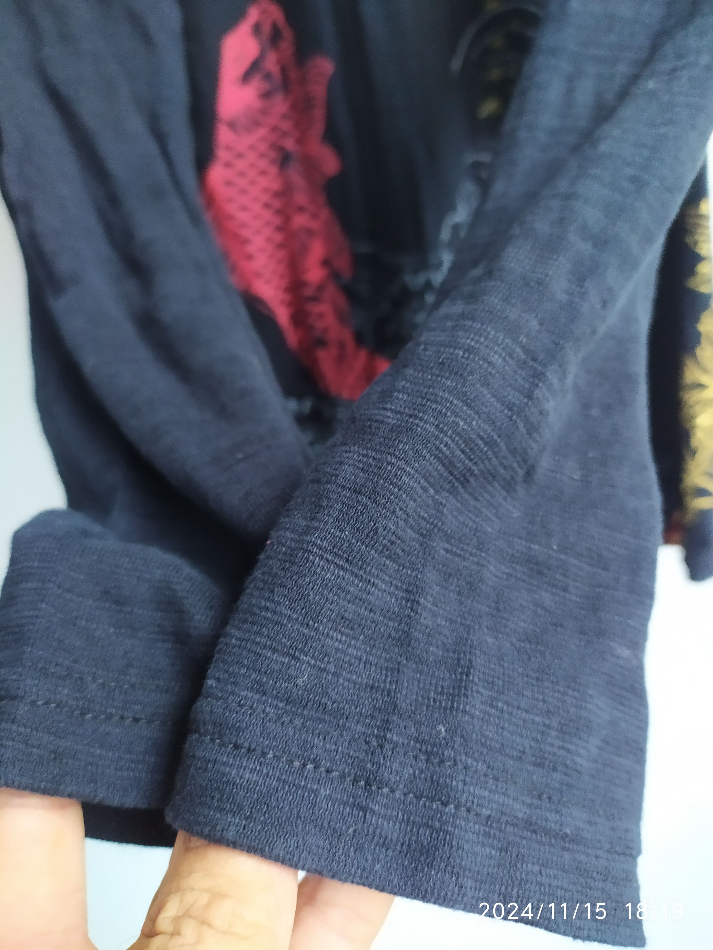 If Six Was Nine × Japanese Brand VINTAGE JAPANESE SUKAJAN KOI LONG-SLEEVED SHIRT Size US XL / EU 56 / 4 - 3 Thumbnail