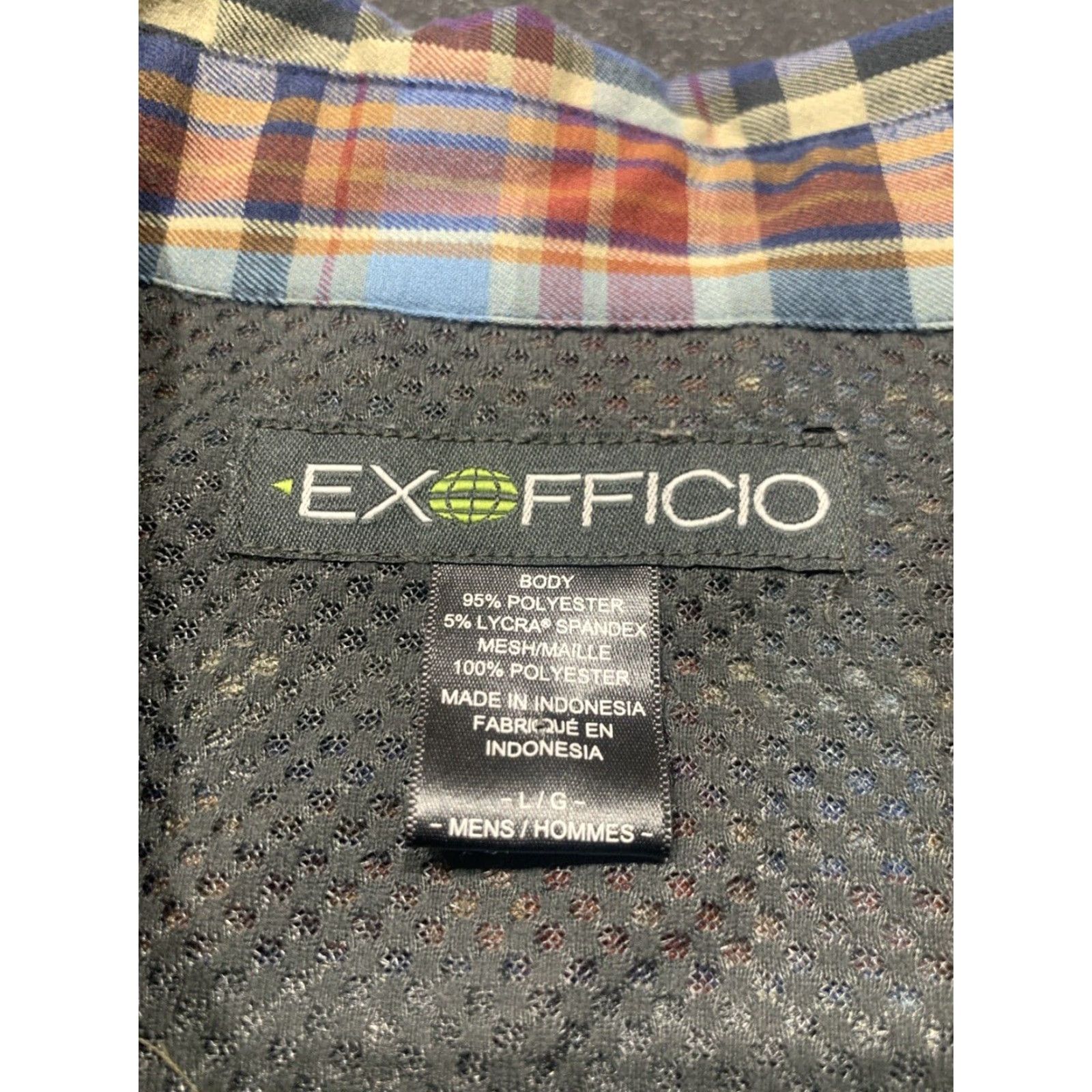 ExOfficio Exofficio Men's Large Plaid Long Sleeve Button-Up Shirt Multi-Color Casual Outdoor Fishing 2000s Size US L / EU 52-54 / 3 - 7 Thumbnail