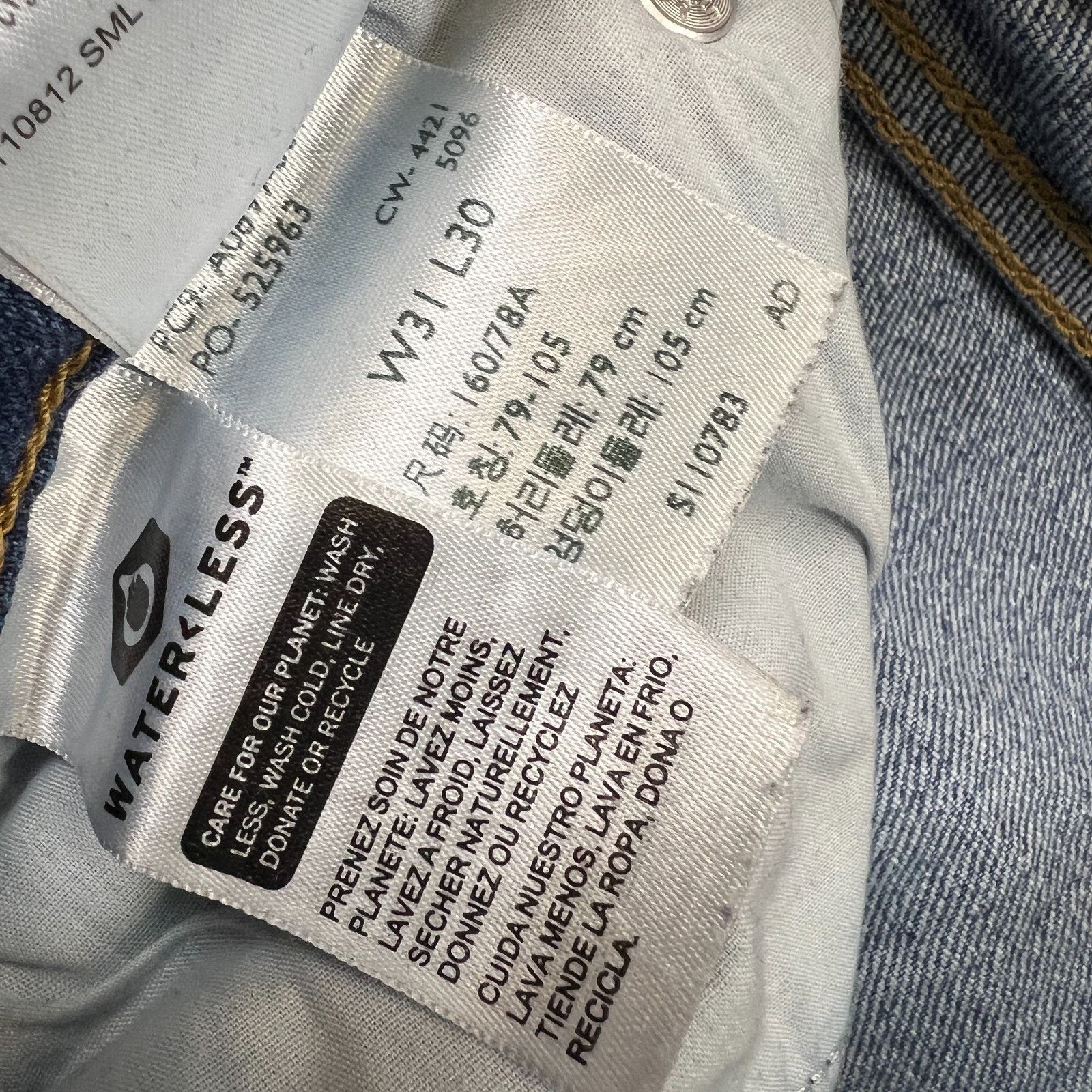Levi's Levi's 70s High Flare Jeans Womens 31x24 Distressed Denim Size 31" - 12 Thumbnail