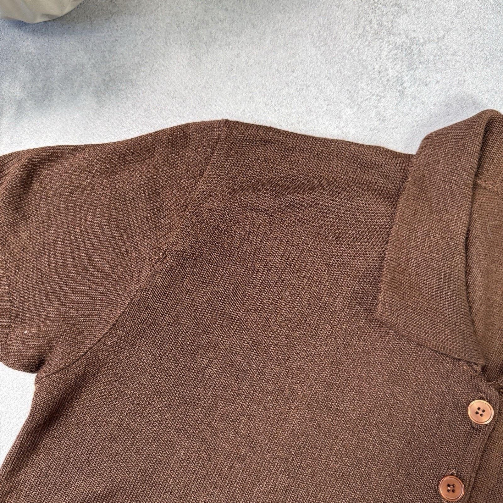 Dolce & Gabbana Vintage Dolce Gabbana Women Brown Sweater Button Up Blouse Size S / US 4 / IT 40 - 5 Thumbnail