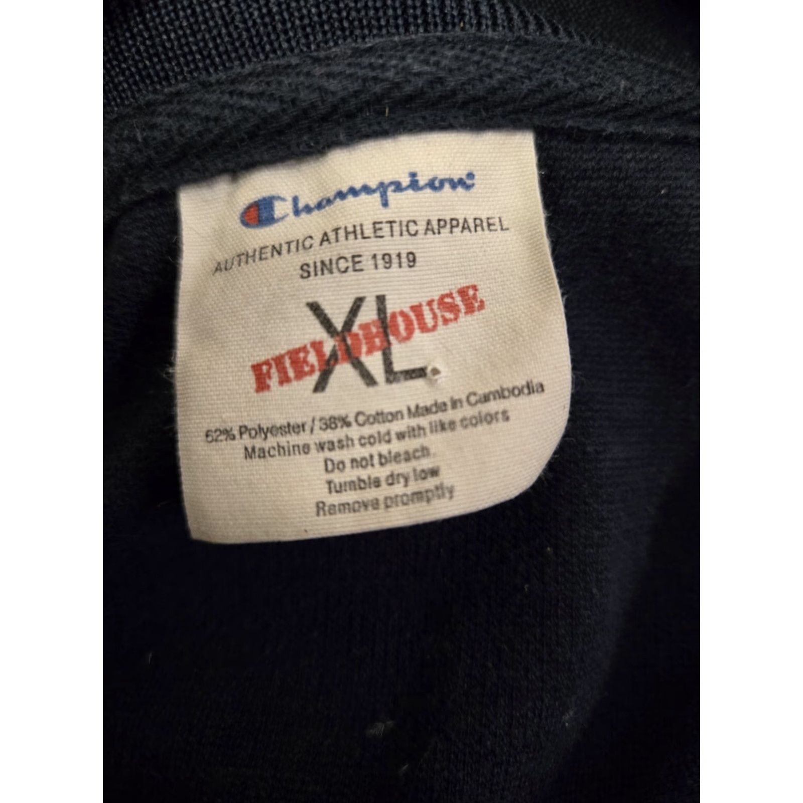 Champion VINTAGE Champion Fieldhouse Jacket XL Men Blue Full Zip Polyester Windbreaker Pockets Logo - Casual, Gym & Training, Cycling, Golf Size US XL / EU 56 / 4 - 5 Thumbnail