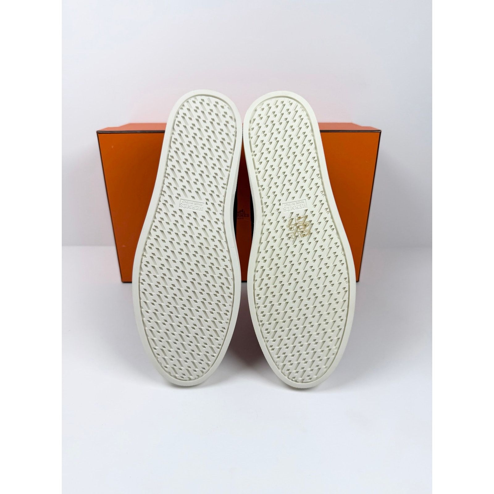 Hermes Size 8.5 - Hermes Quicker Leather Sneakers NEW Size US 8.5 / EU 41-42 - 8 Thumbnail