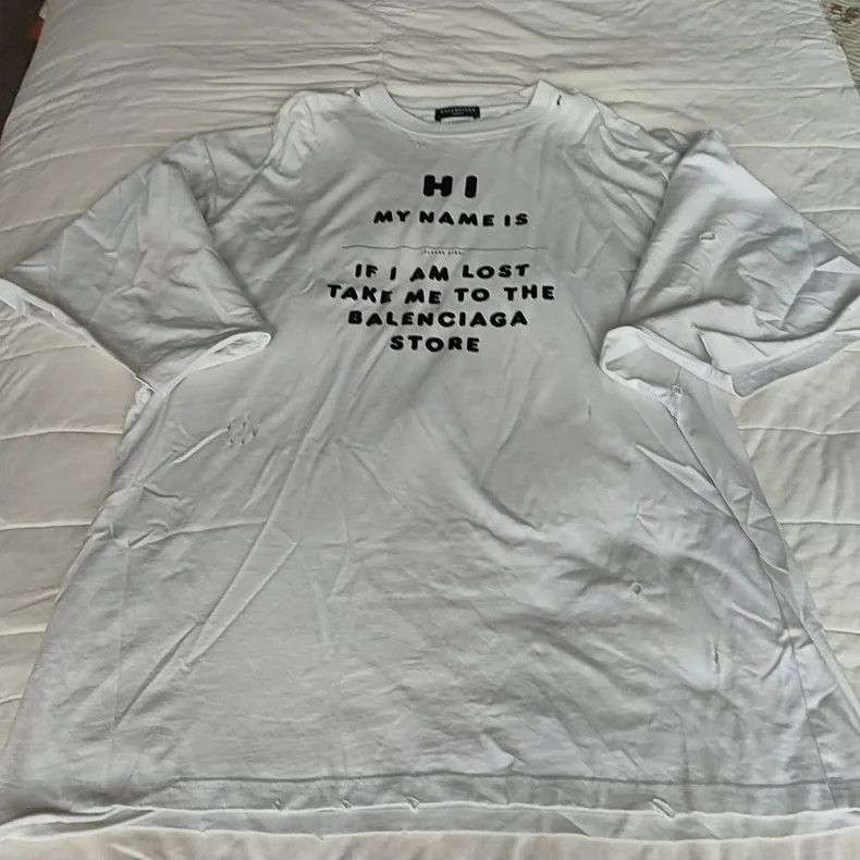 Balenciaga Balenciaga Ripped T-Shirt Xs Size Size US XS / EU 42 / 0 - 1 Thumbnail