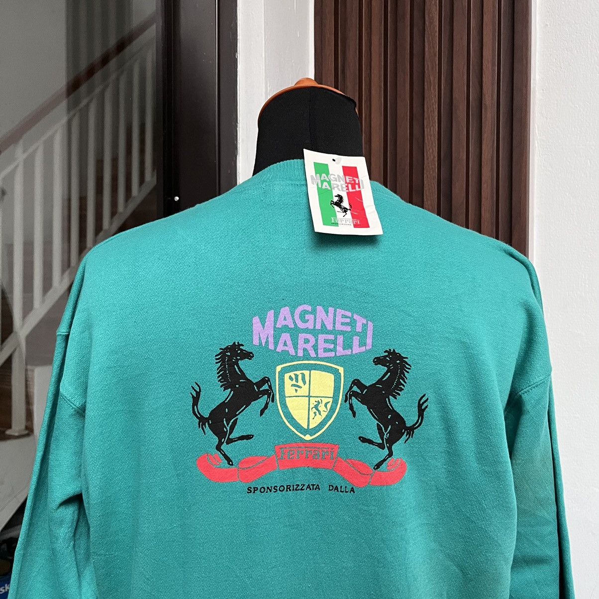 Ferrari × Sports Specialties Dead Stock 90s Magneti Mareli Ferrari Sweatshirt Size US L / EU 52-54 / 3 - 3 Thumbnail